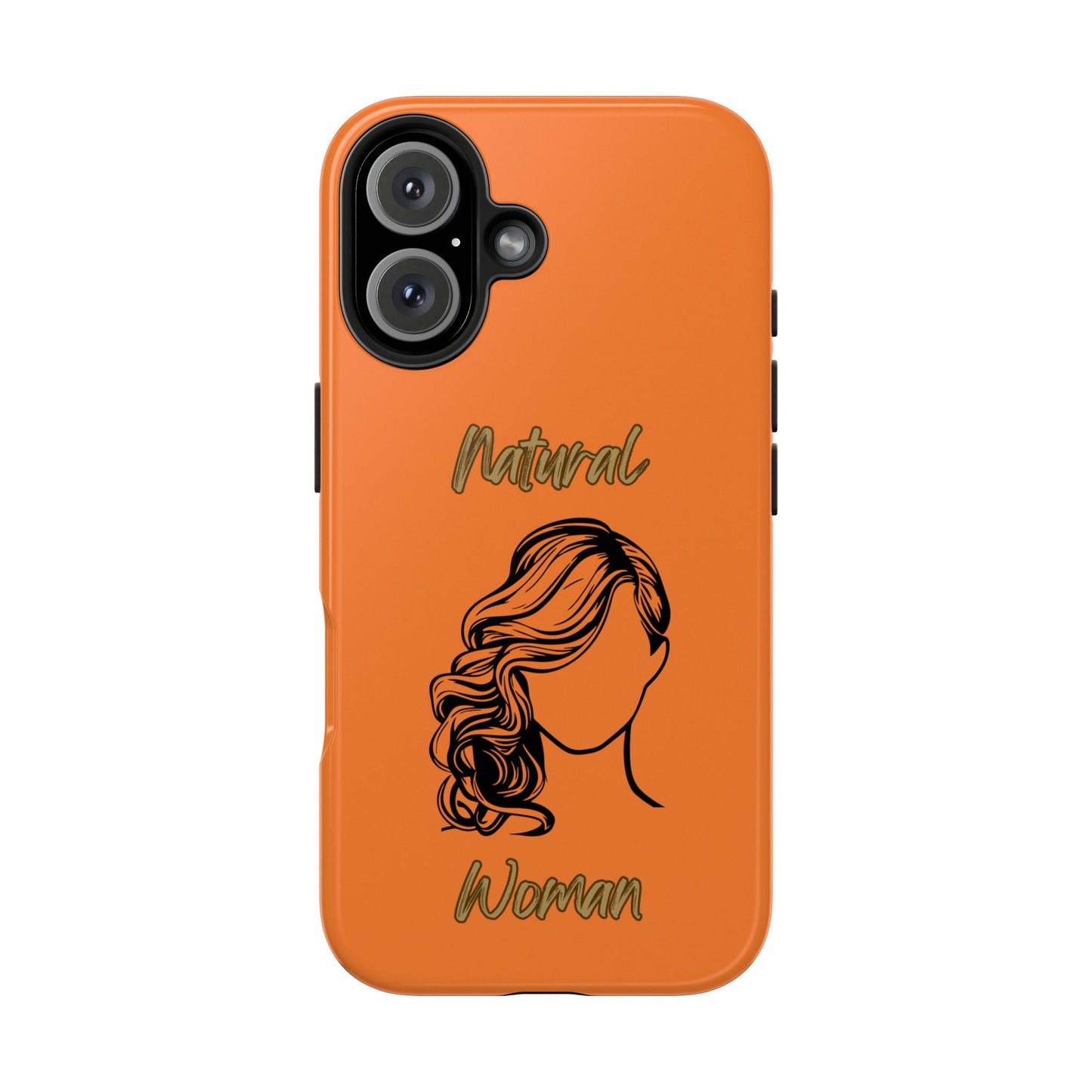 Natural Woman Long Curl (BL)Tough Phone Cases CRUSTA