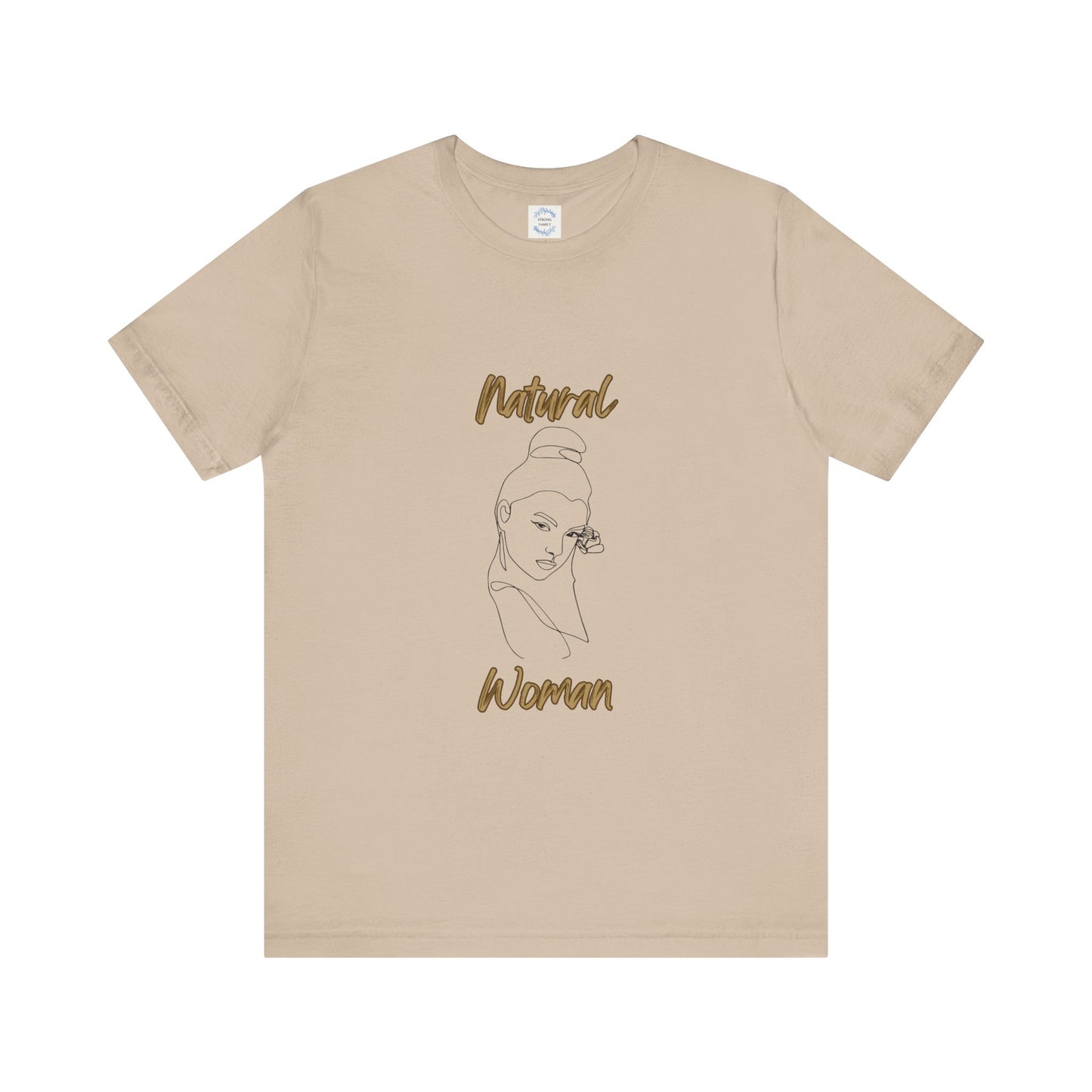 Natural Woman Sassy Bun (BL) Short Sleeve T-Shirt