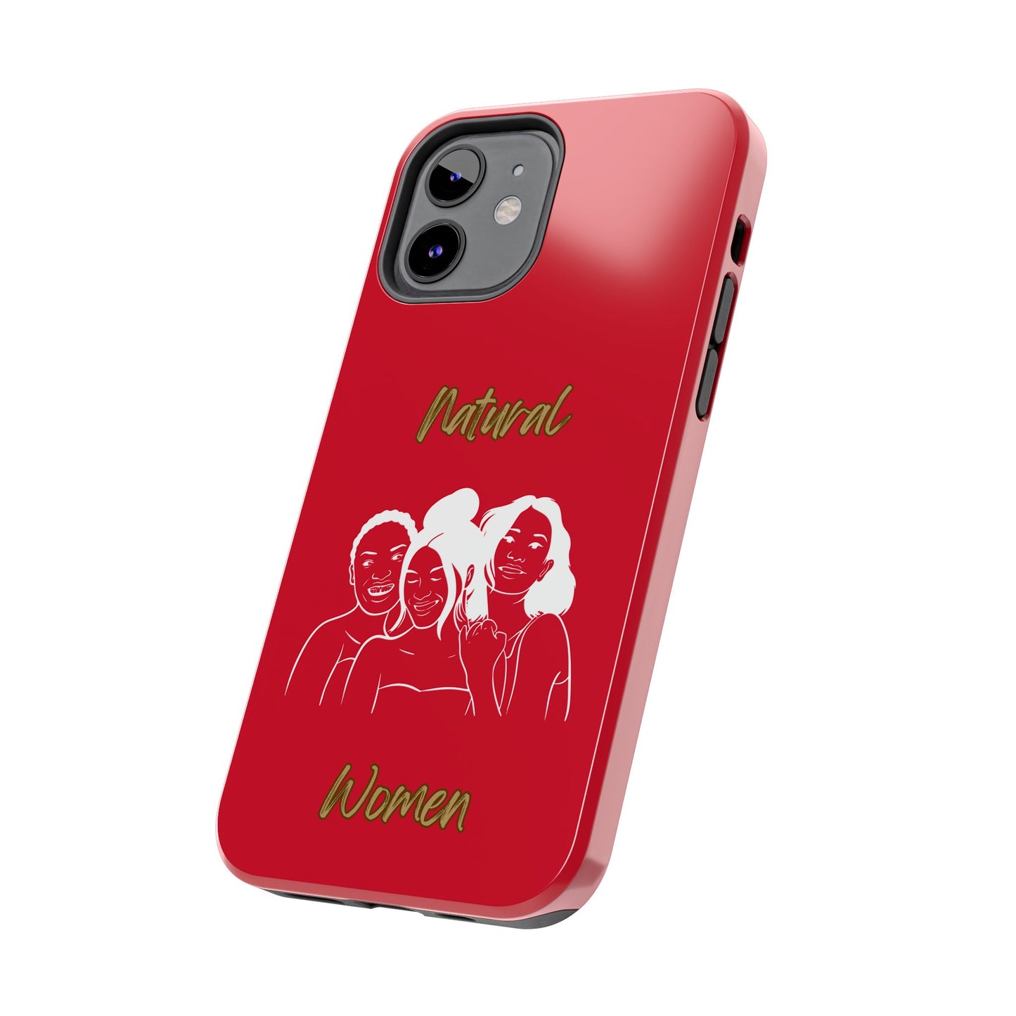 Natural Women Laughing Friends (WL)Tough Phone Cases DARK RED