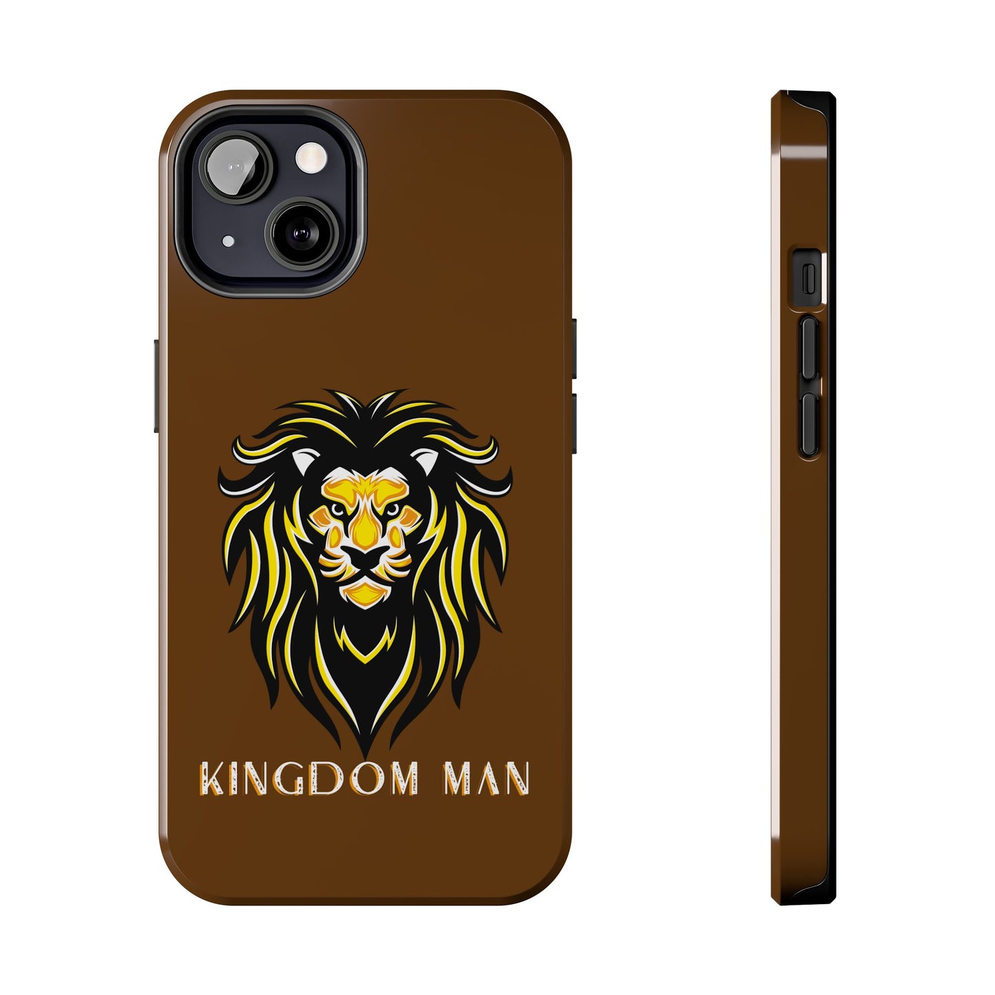 Kingdom Man (White-Gold Label) Tough Phone Case BROWN
