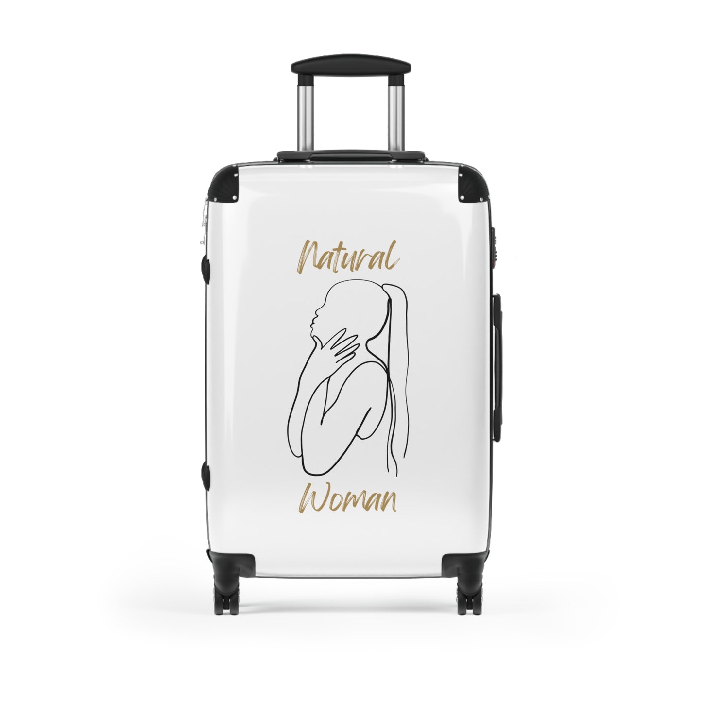 Natural Woman Ponytail (BL) Suitcase WHITE