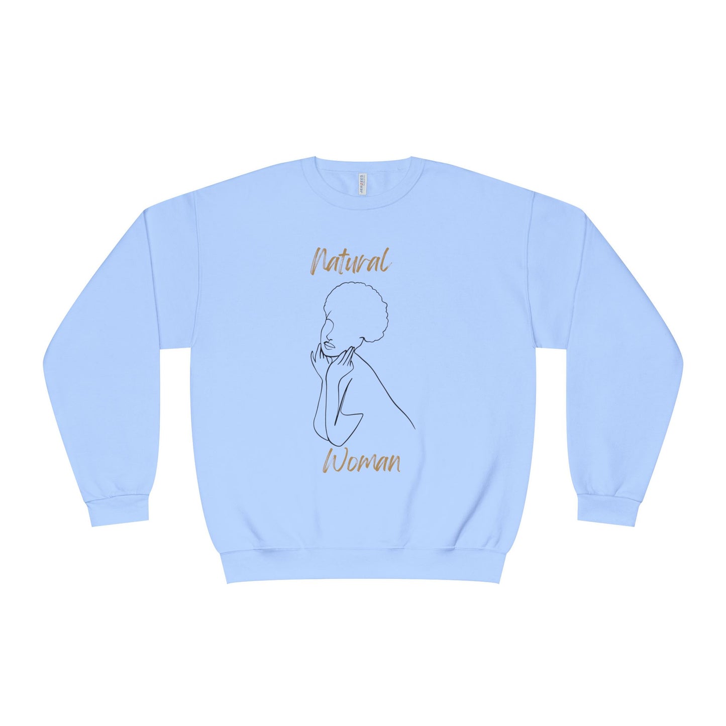 Natural Woman Cute Afro (BL) Crewneck Sweatshirt