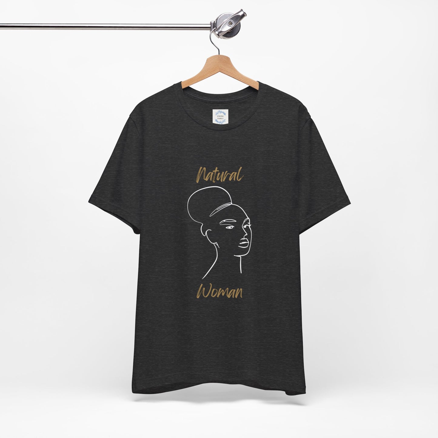 Natural Woman Hair Up (WL) Short Sleeve T-Shirt