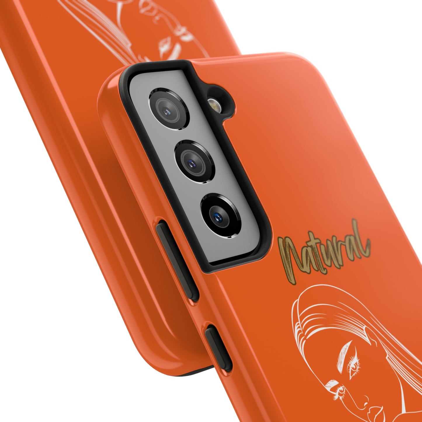 Natural Woman The Stare (WL) Tough Phone Cases ORANGE