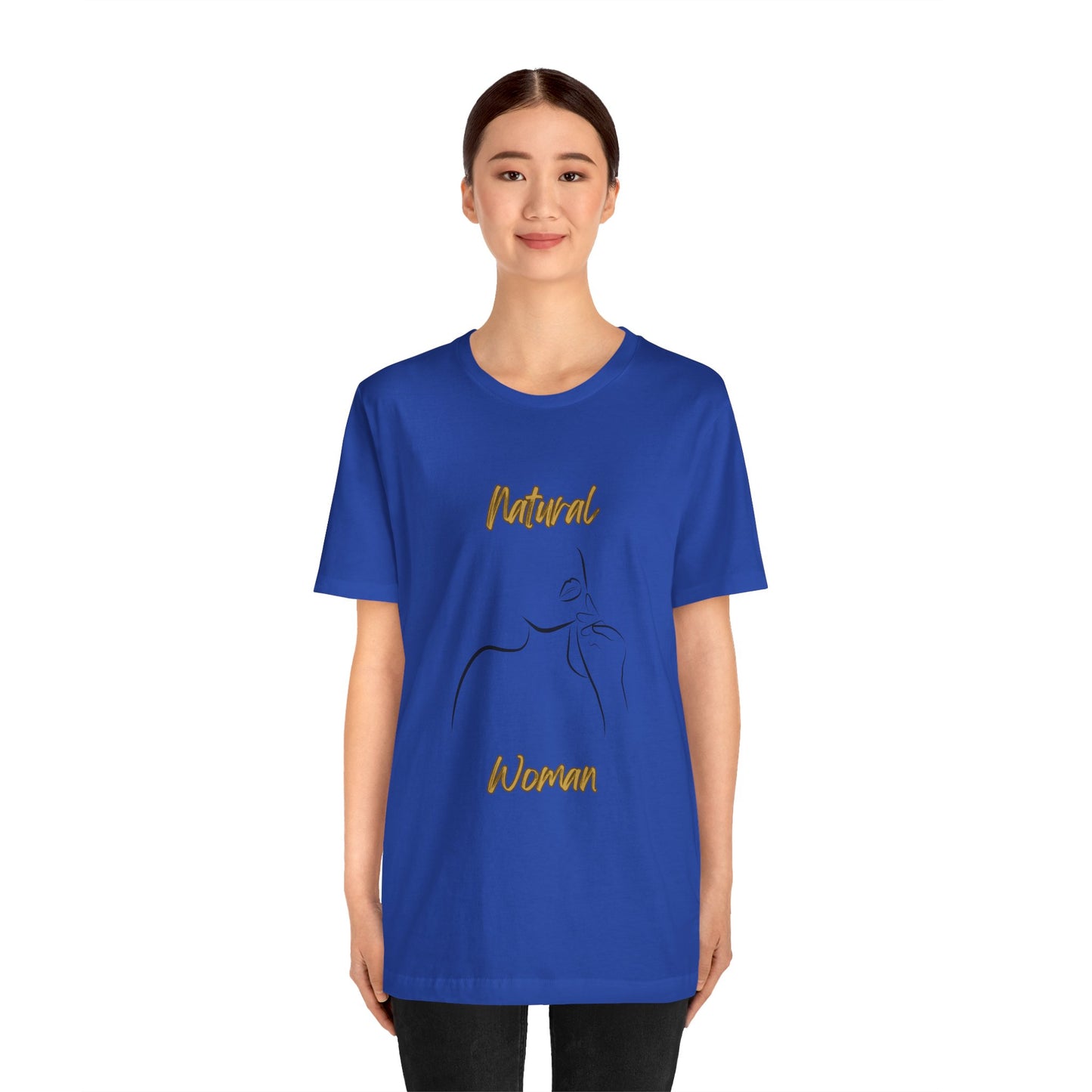 Natural Woman Chin Up (BL) Short Sleeve T-Shirt