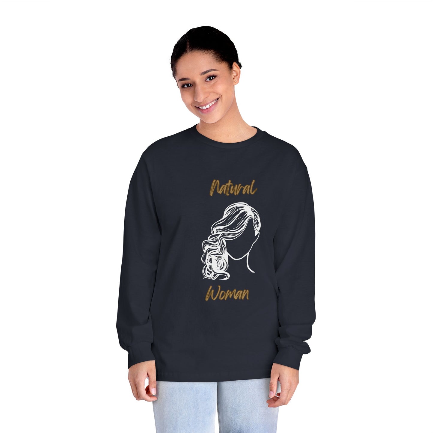 Natural Woman Long Curl (WL) Long Sleeve T-Shirt