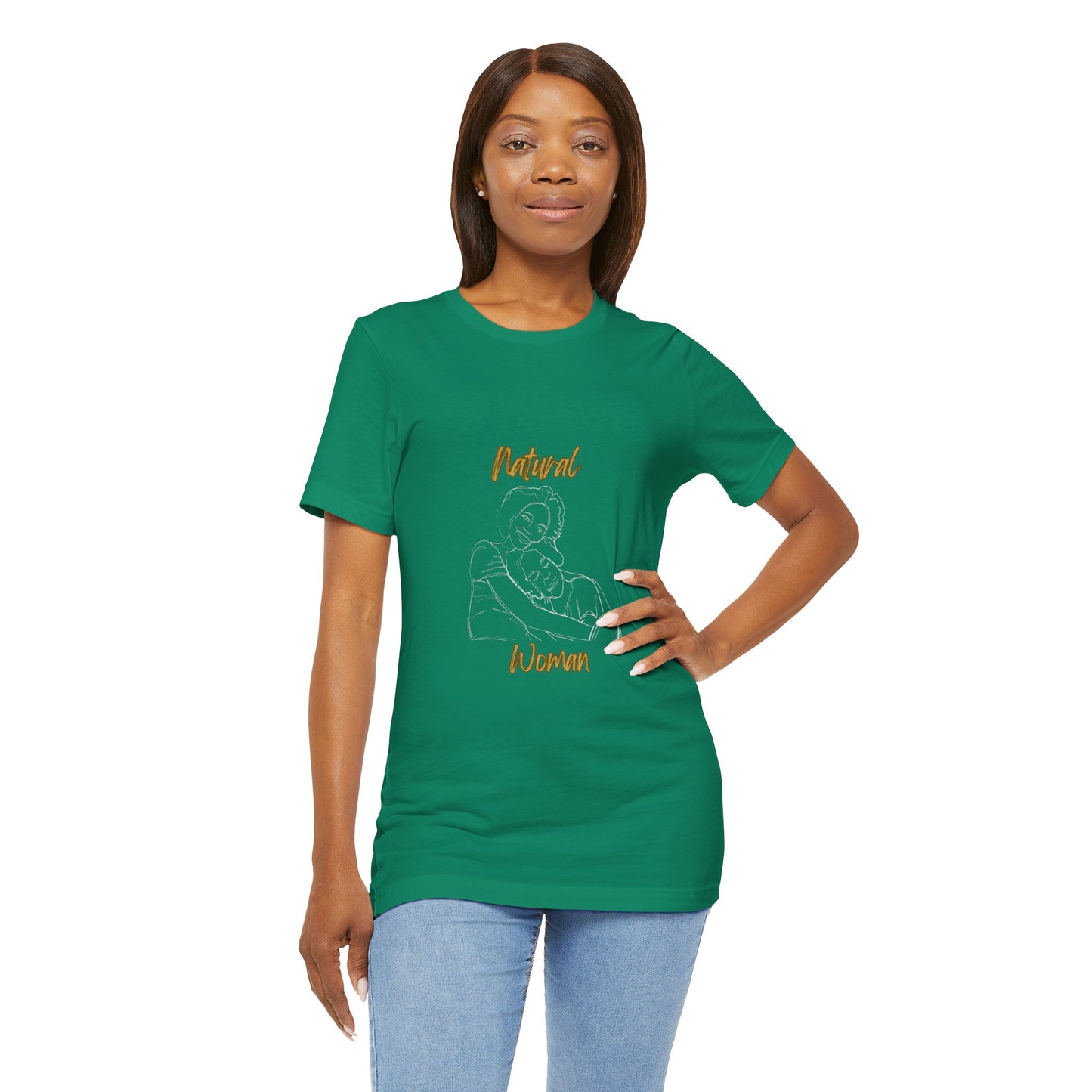 Natural Woman Loving Embrace (WL) Short Sleeve T-Shirt