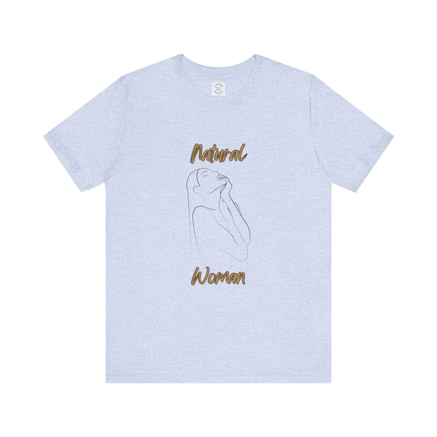 Natural Woman Thank You (BL) Short Sleeve T-Shirt