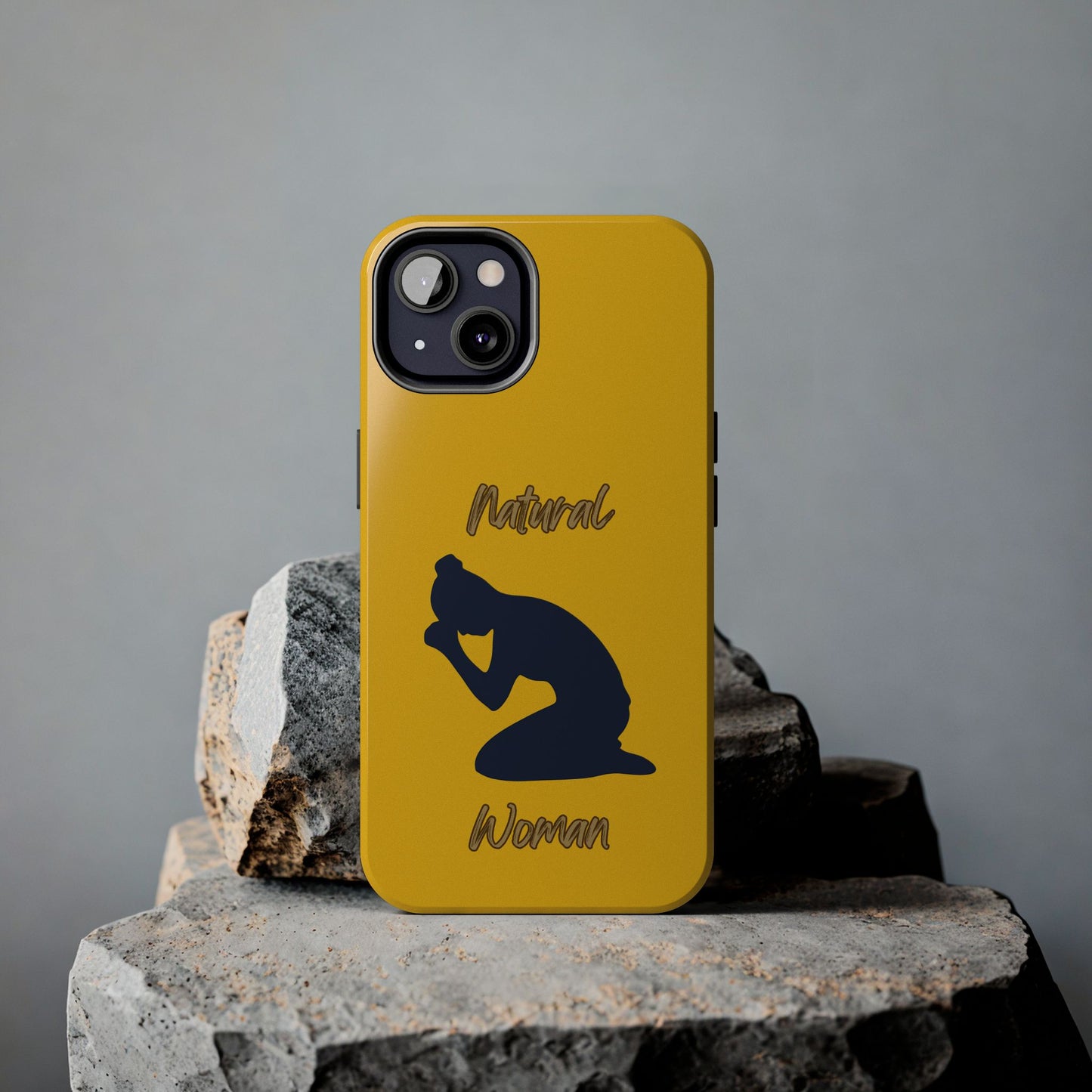 Natural Woman Pray (BL) Tough Phone Cases YELLOW