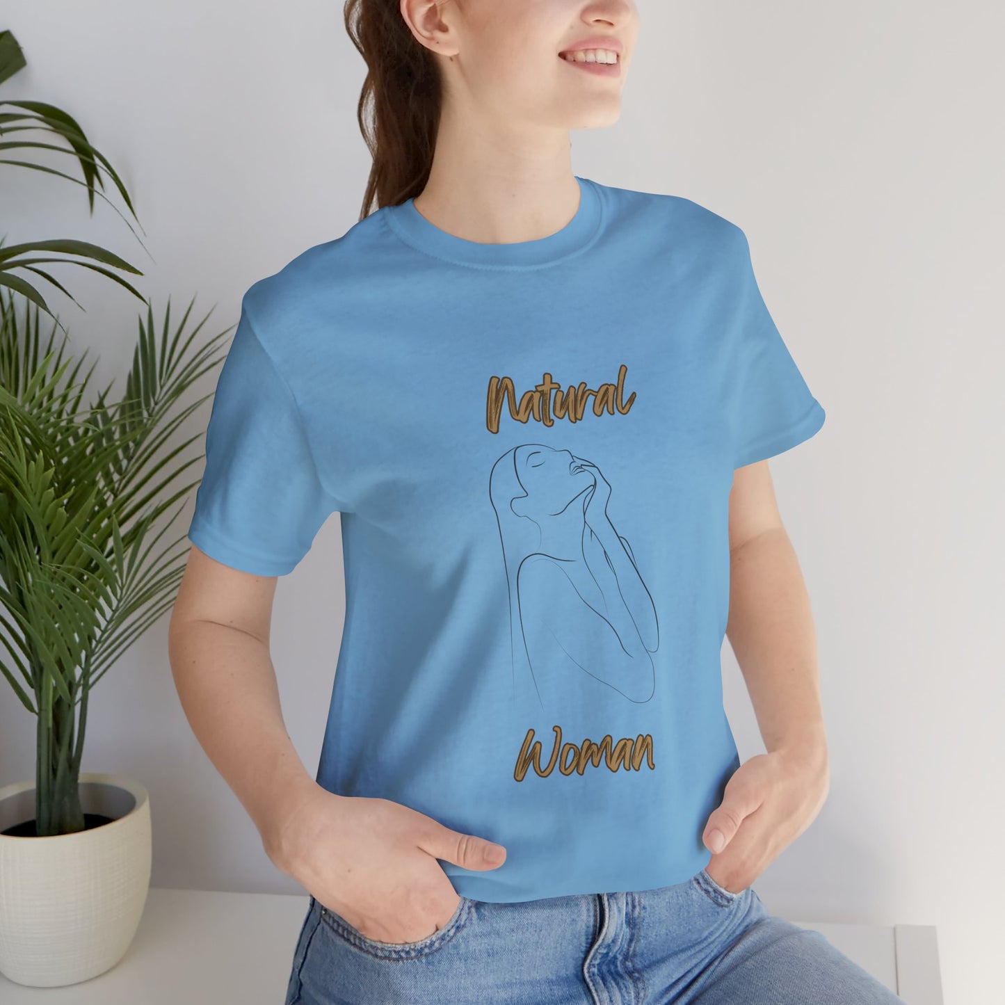 Natural Woman Thank You (BL) Short Sleeve T-Shirt