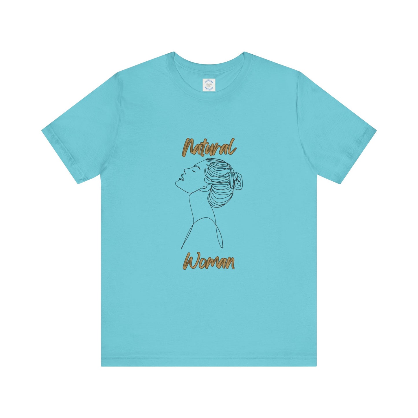 Natural Woman Wet Bun (BL) Short Sleeve T-Shirt
