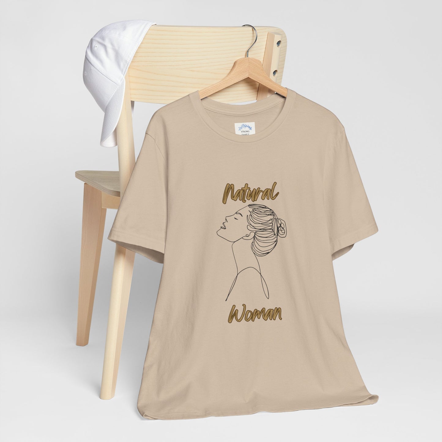Natural Woman Wet Bun (BL) Short Sleeve T-Shirt