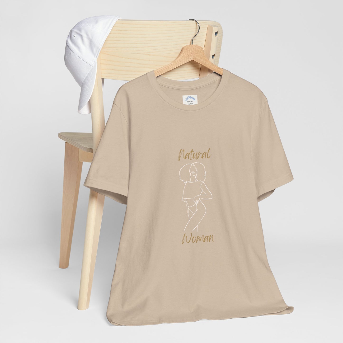 Natural Woman Pose (WL) Short Sleeve T-Shirt