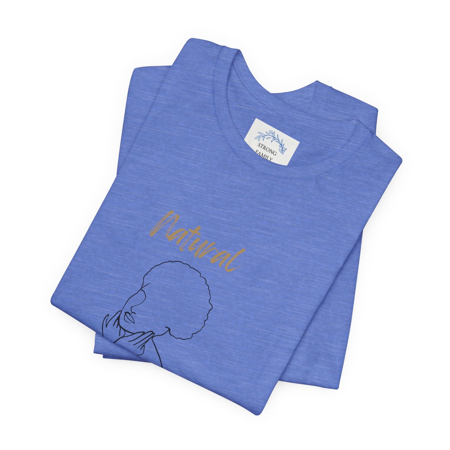Natural Woman Cute Afro (BL) Short Sleeve T-Shirt