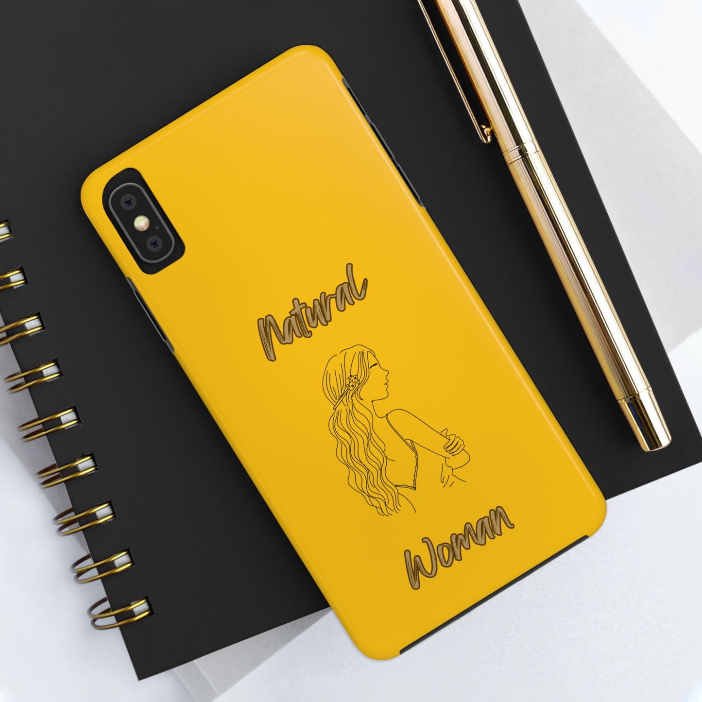 Natural Woman Young Woman (BL)Tough Phone Cases YELLOW