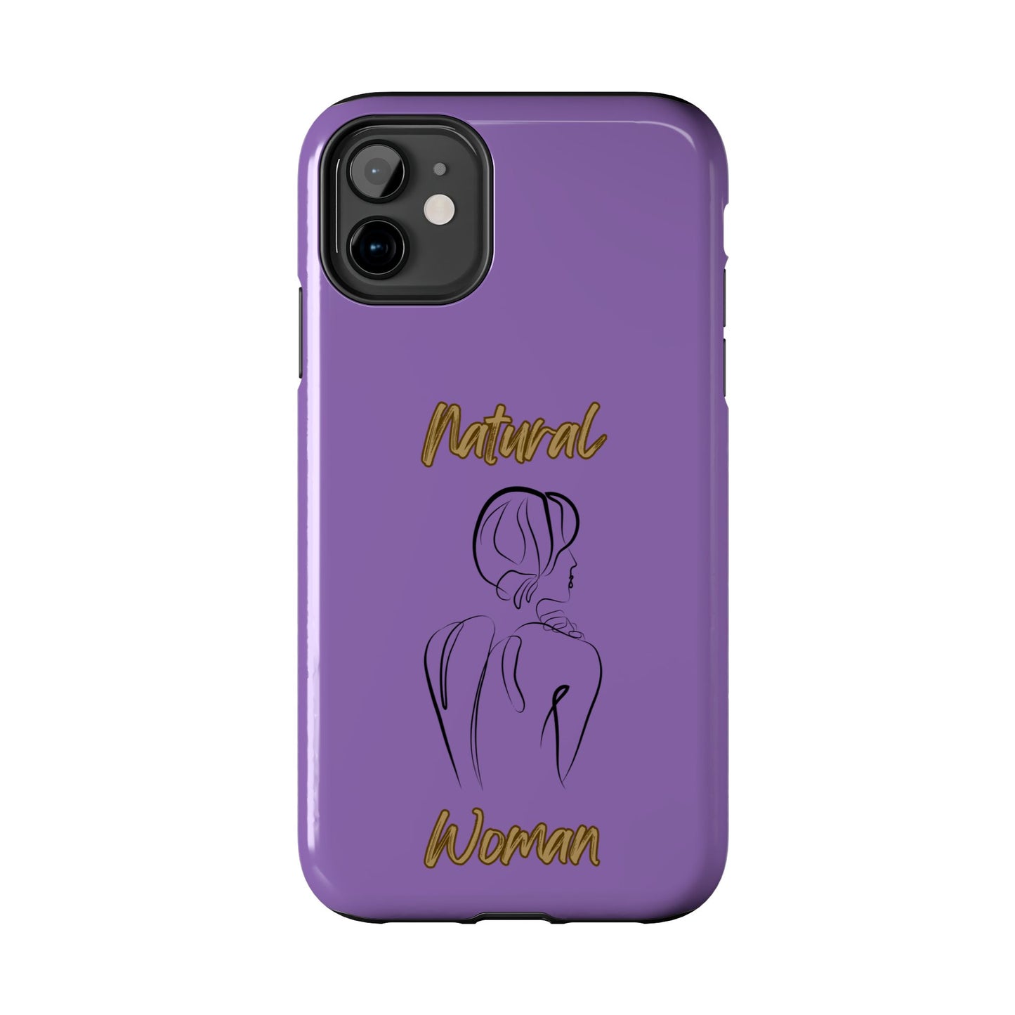 Natural Woman Back (BL)Tough Phone Cases LIGHT PURPLE
