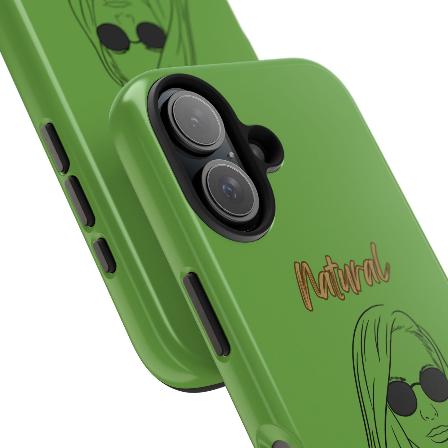Natural Woman Shades (BL)Tough Phone Cases GREEN