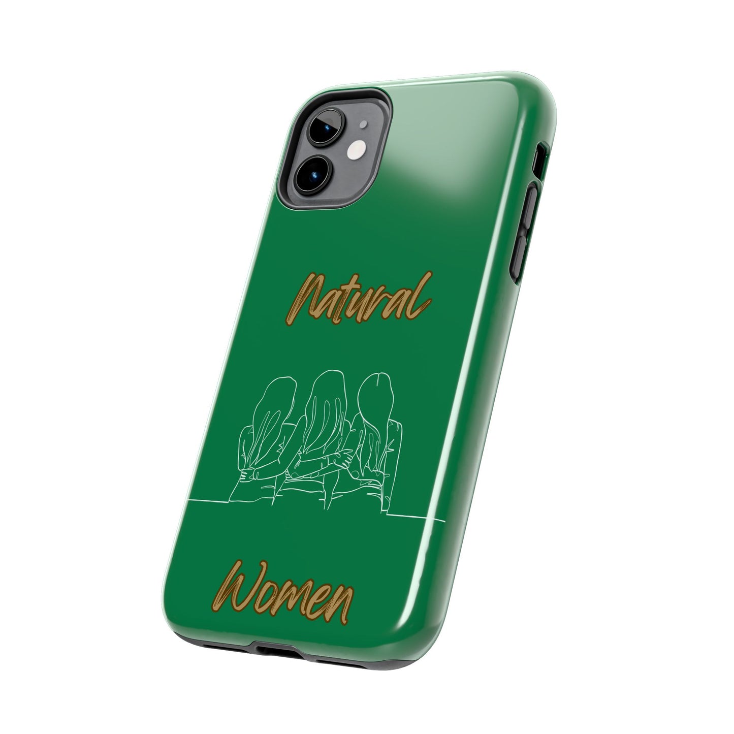 Natural Woman Loving Friends (WL) Tough Phone Cases DARK GREEN