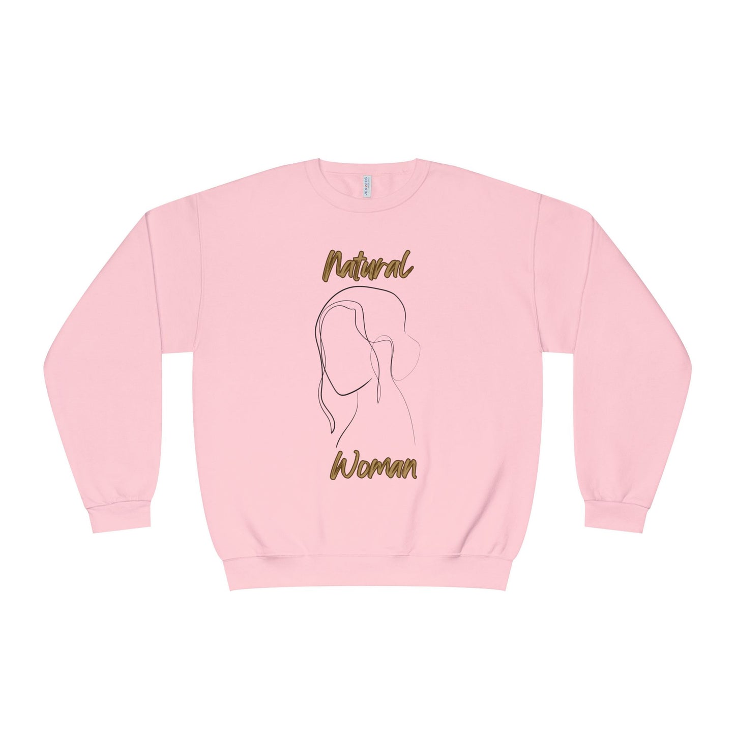 Natural Woman Hanging hair (BL) Crewneck Sweatshirt