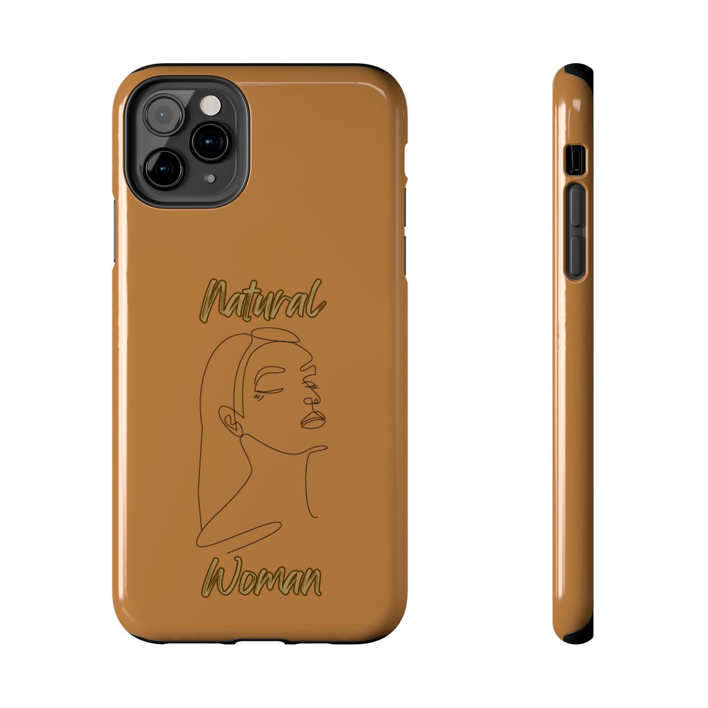 Natural Woman Calm (BL) Tough Phone Cases LIGHT BROWN