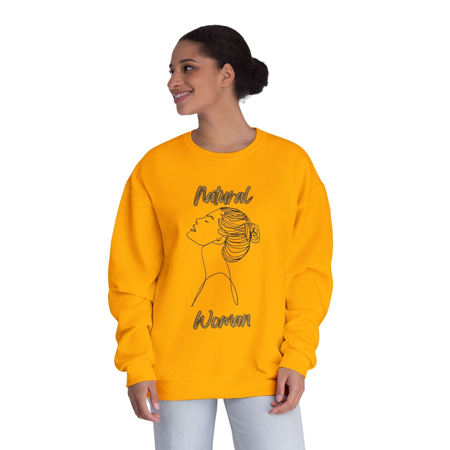 Natural Woman Wet Bun (BL) Crewneck Sweatshirt
