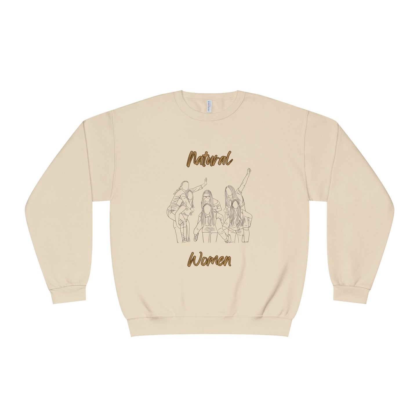 Natural Women Piggy Back (BL) Crewneck Sweatshirt