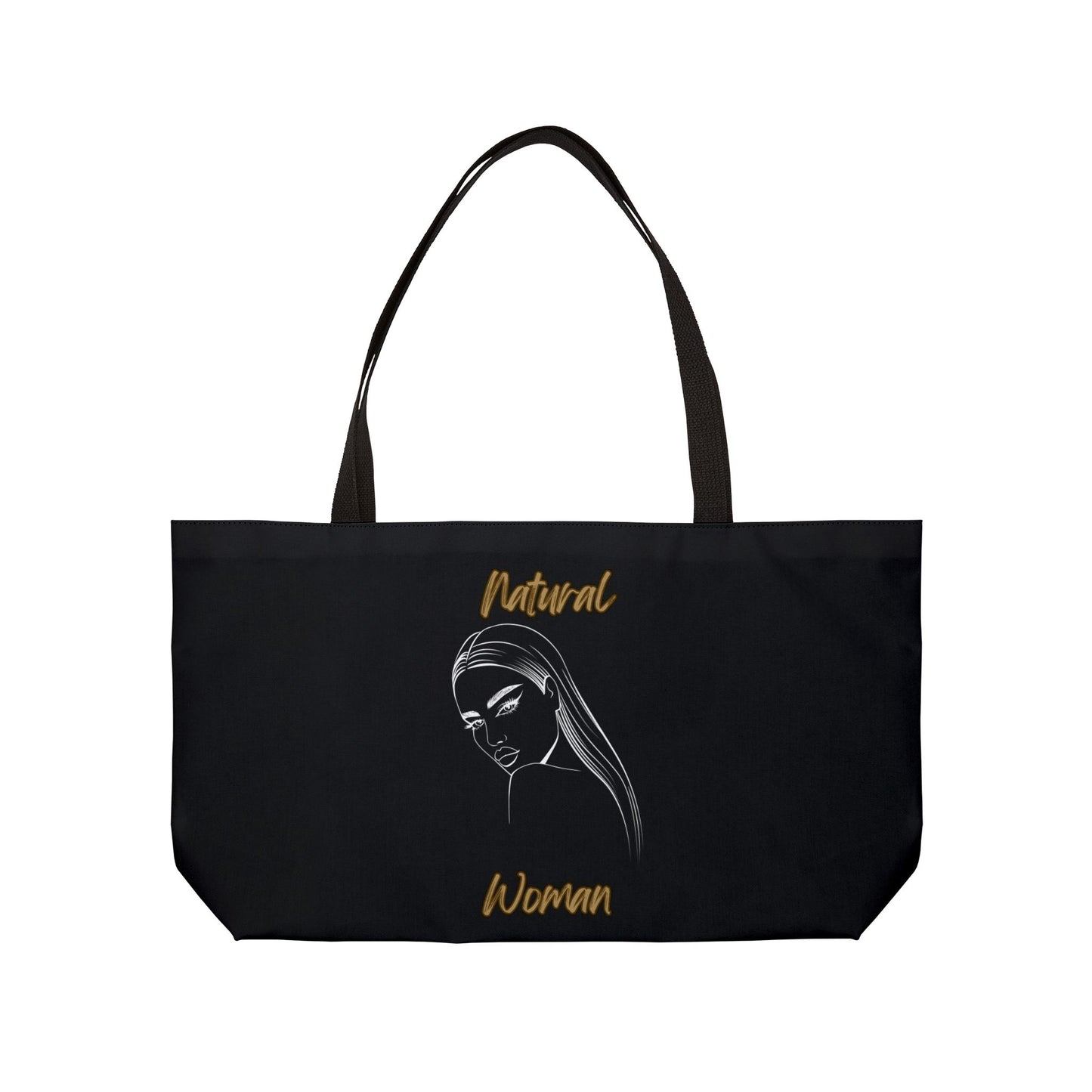 Natural Woman The Stare (WL) Weekender Tote Bag BLACK