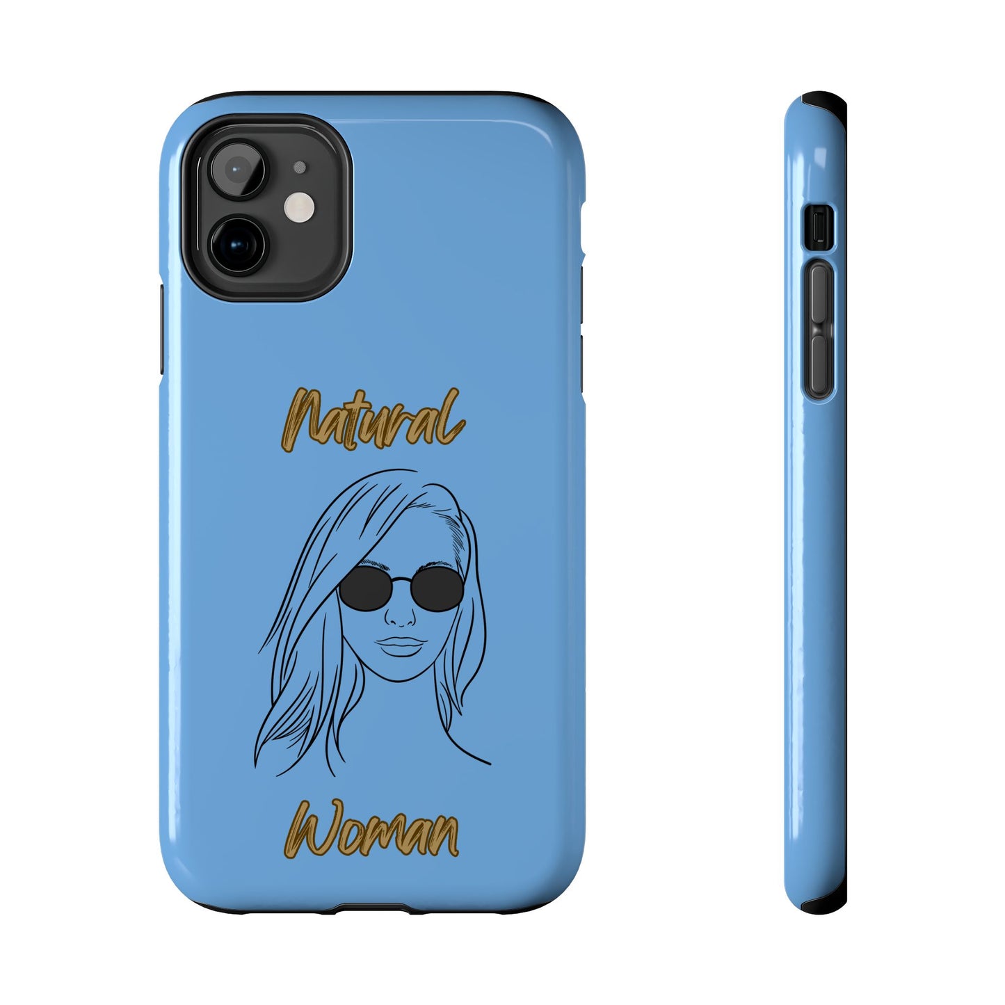 Natural Woman Shades (BL)Tough Phone Cases LIGHT BLUE