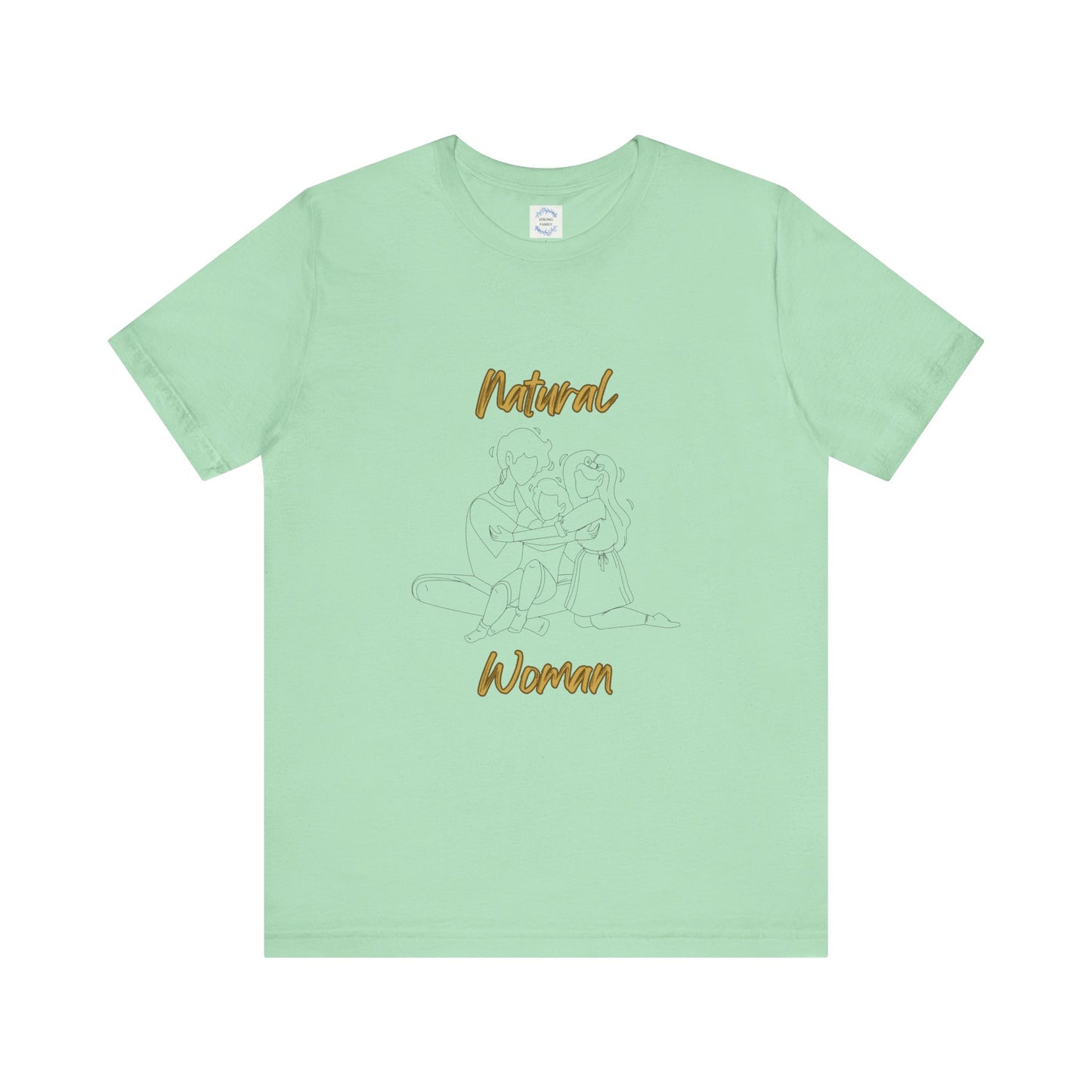 Natural Woman Bear Hugs (BL) Short Sleeve T-Shirt