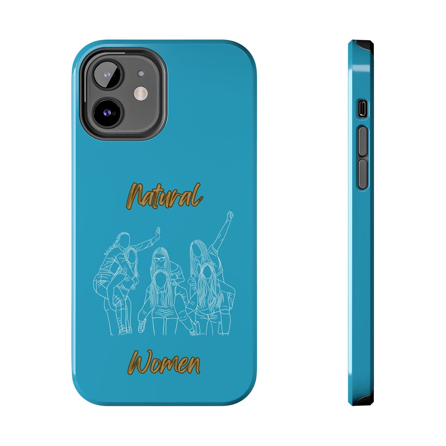 Natural Woman Piggy Back (WL)Tough Phone Cases TURQUOISE