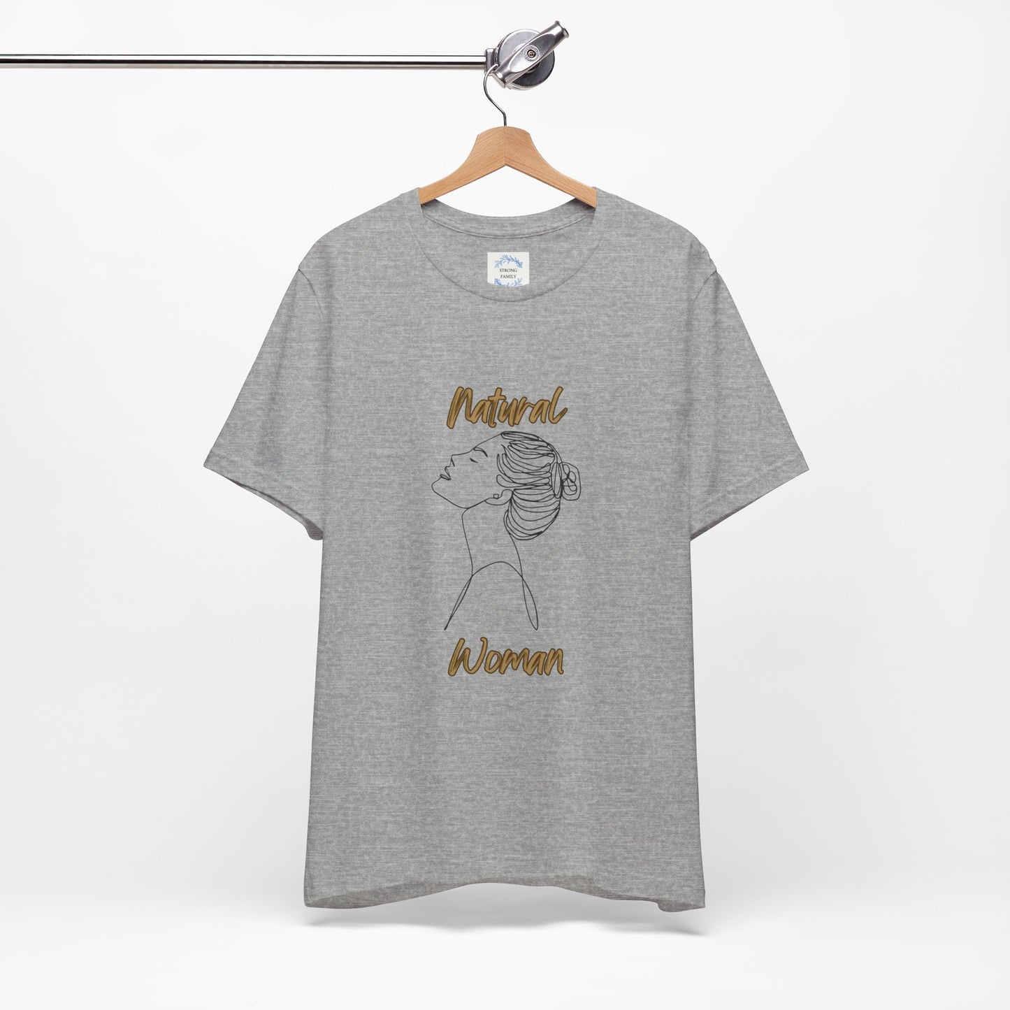 Natural Woman Wet Bun (BL) Short Sleeve T-Shirt