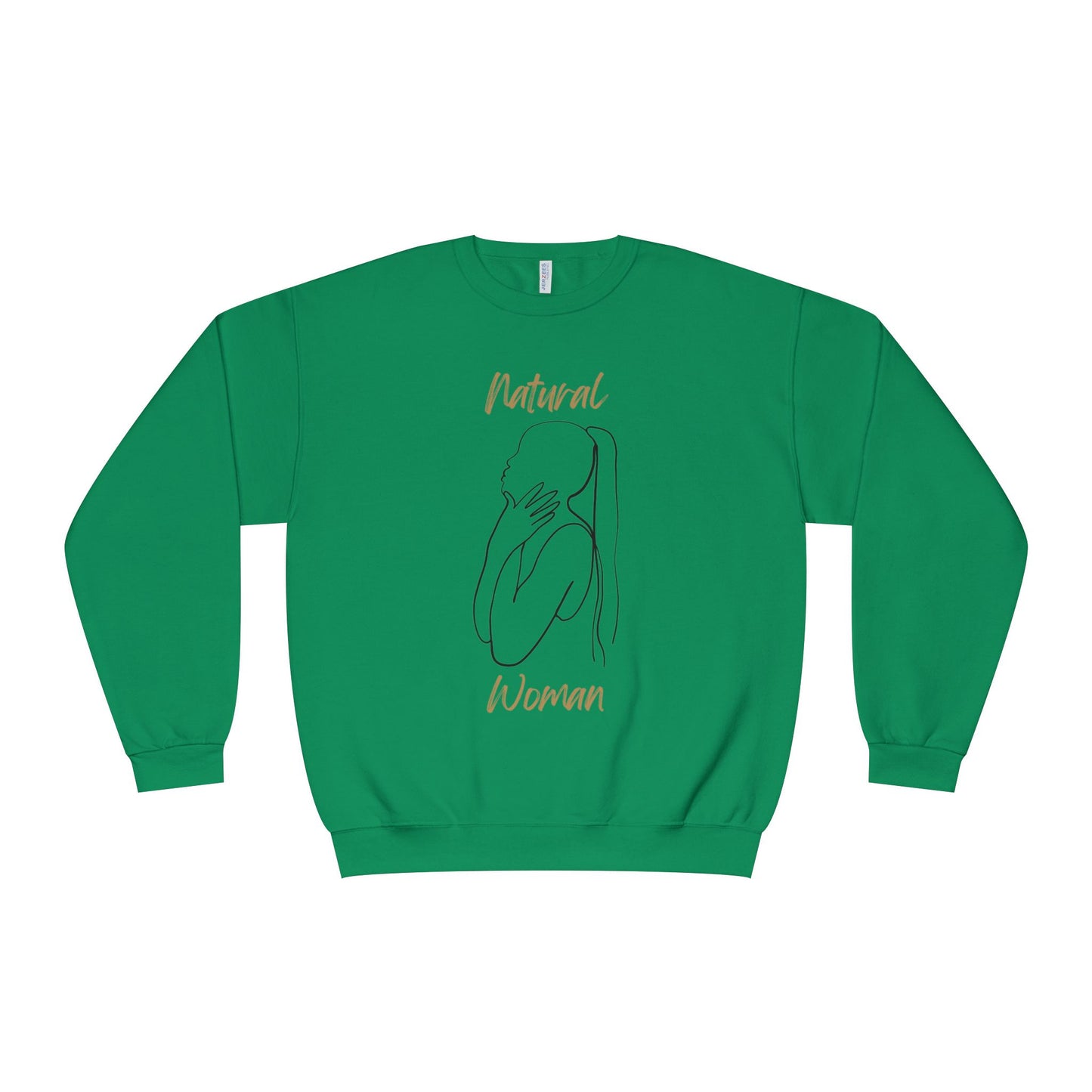 Natural Woman Ponytail (BL) Crewneck Sweatshirt