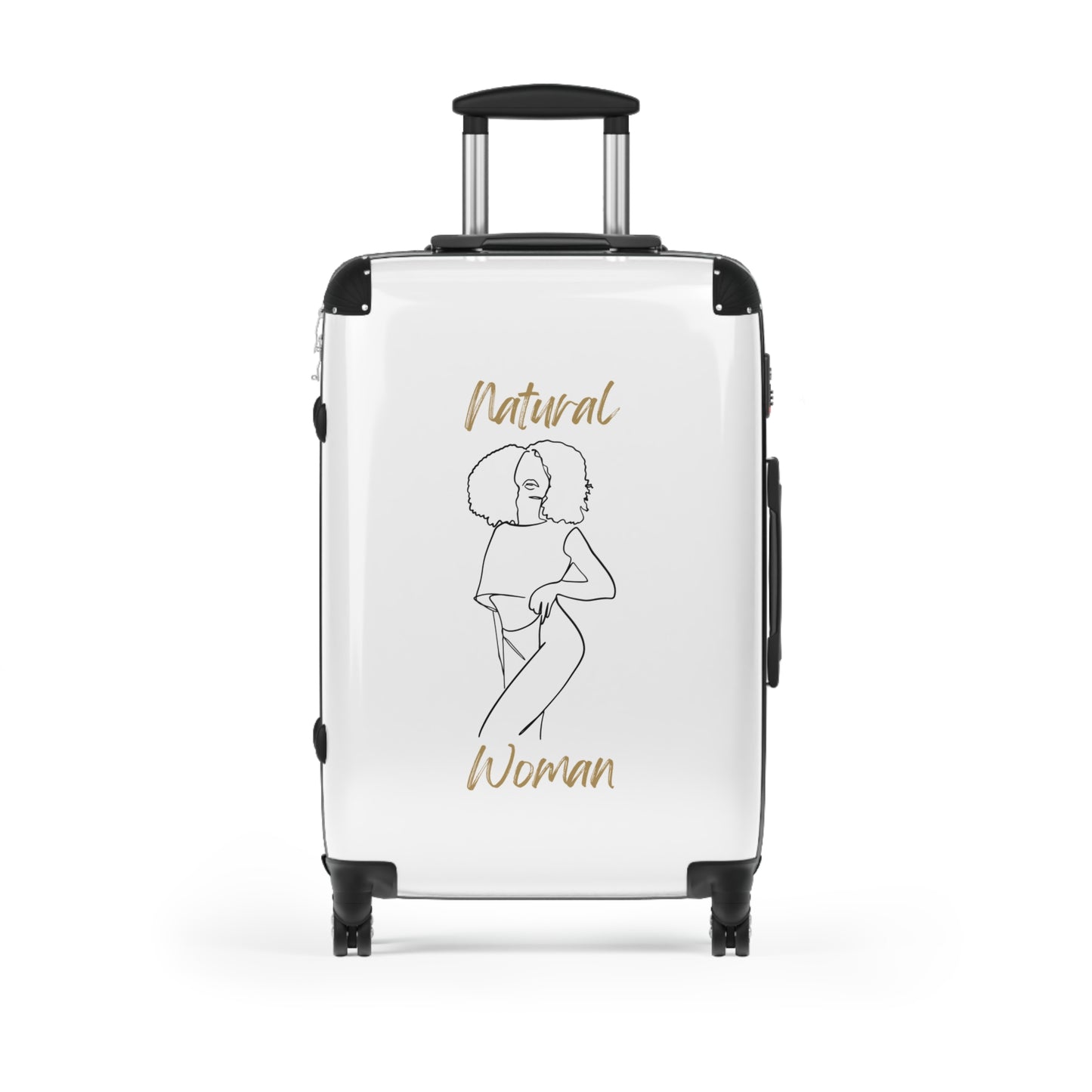 Natural Woman Pose (BL) Suitcase WHITE