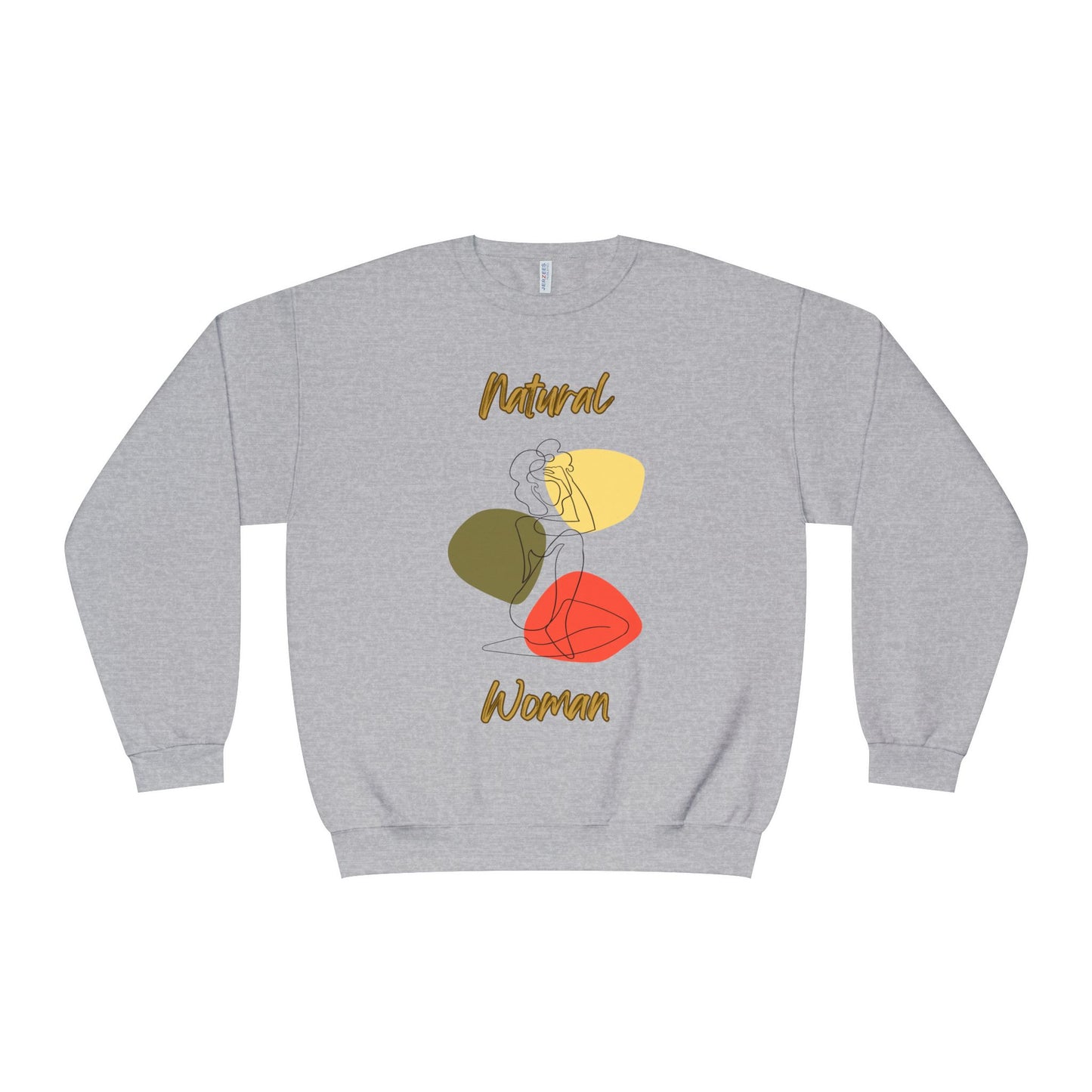 Natural Woman Colorful Pose (BL) Crewneck Sweatshirt