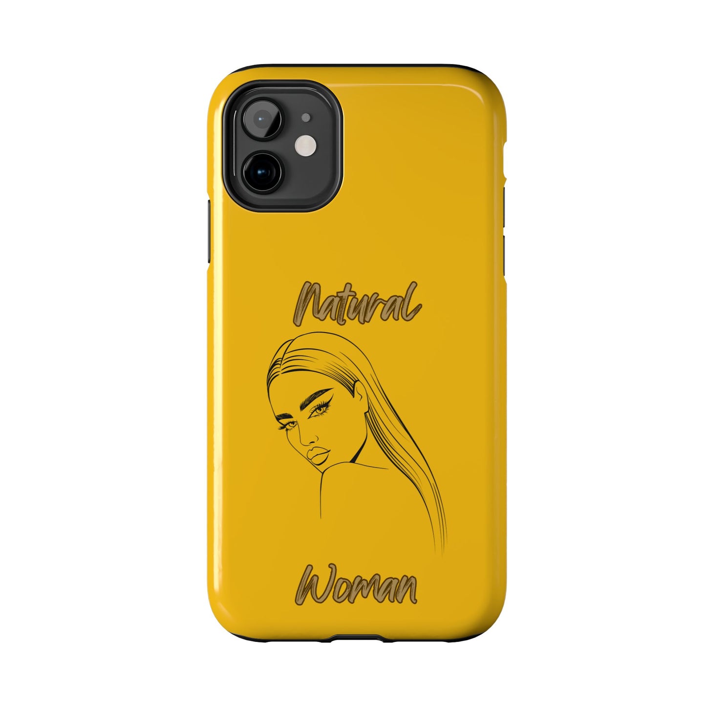 Natural Woman The Stare (BL)Tough Phone Cases YELLOW