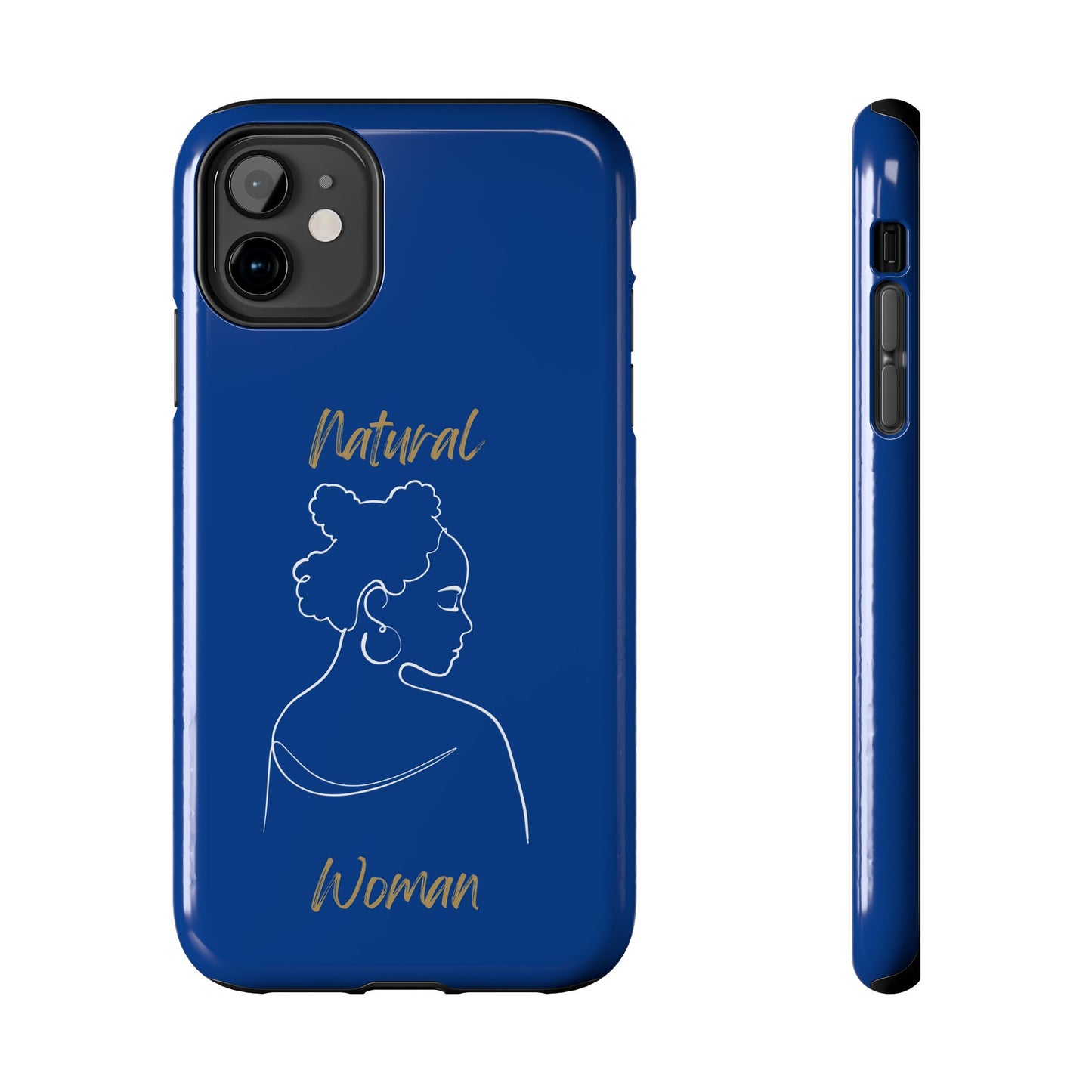 Natural Woman Twists (WL) Tough Phone Case DARK BLUE