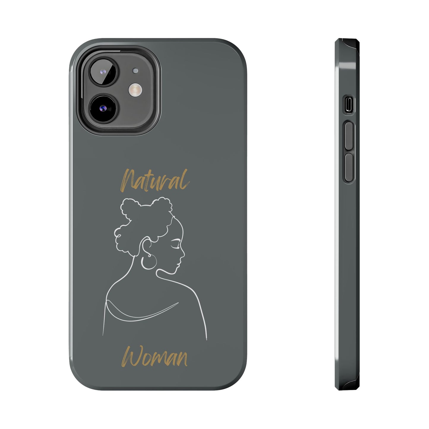 Natural Woman Twists (WL) Tough Phone Case DARK GREY