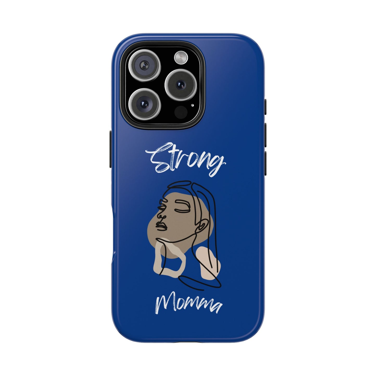 Strong Momma (WL) Tough Phone Cases DARK BLUE