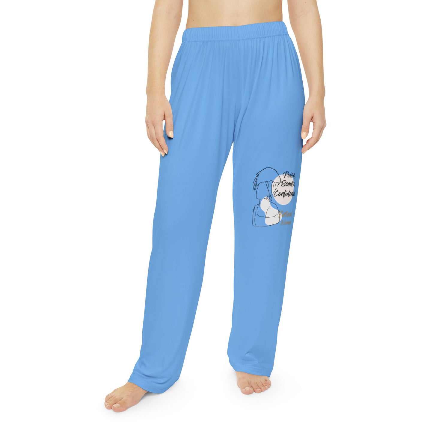 Natural Woman Puff (BL) Women's Pajama Pants LIGHT BLUE