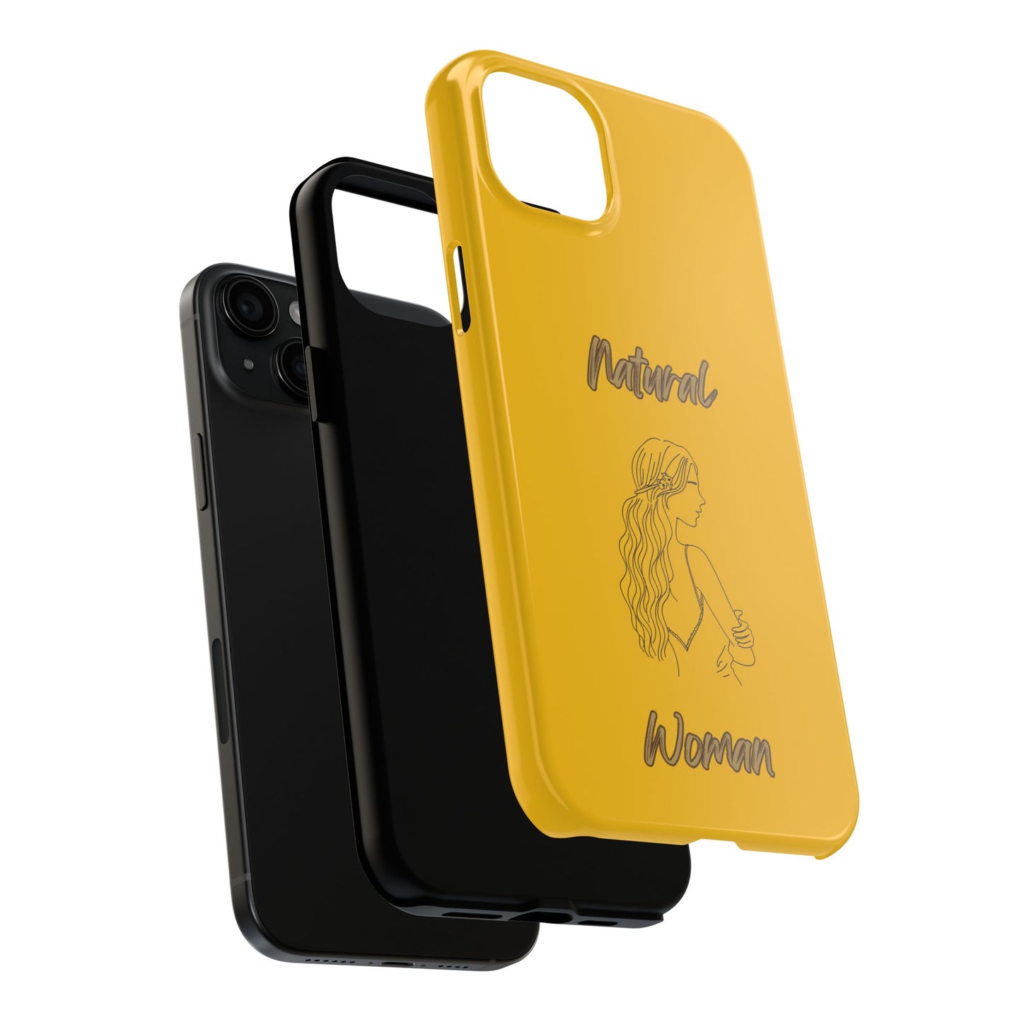 Natural Woman Young Woman (BL)Tough Phone Cases YELLOW