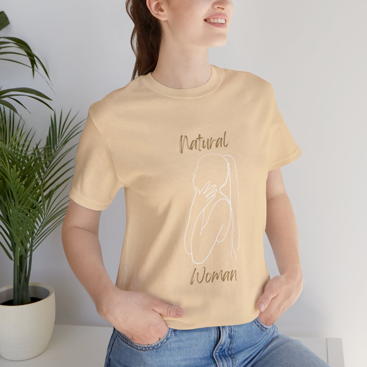 Natural Woman Ponytail (WL) Short Sleeve T-Shirt