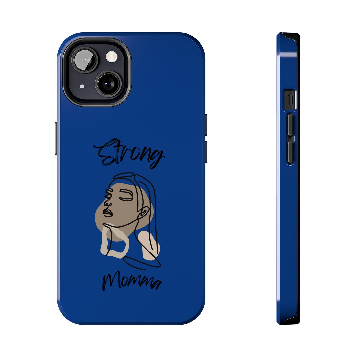 STRONG MOMMA Samsung Galaxy Tough Phone Cases (BL) Dark Blue