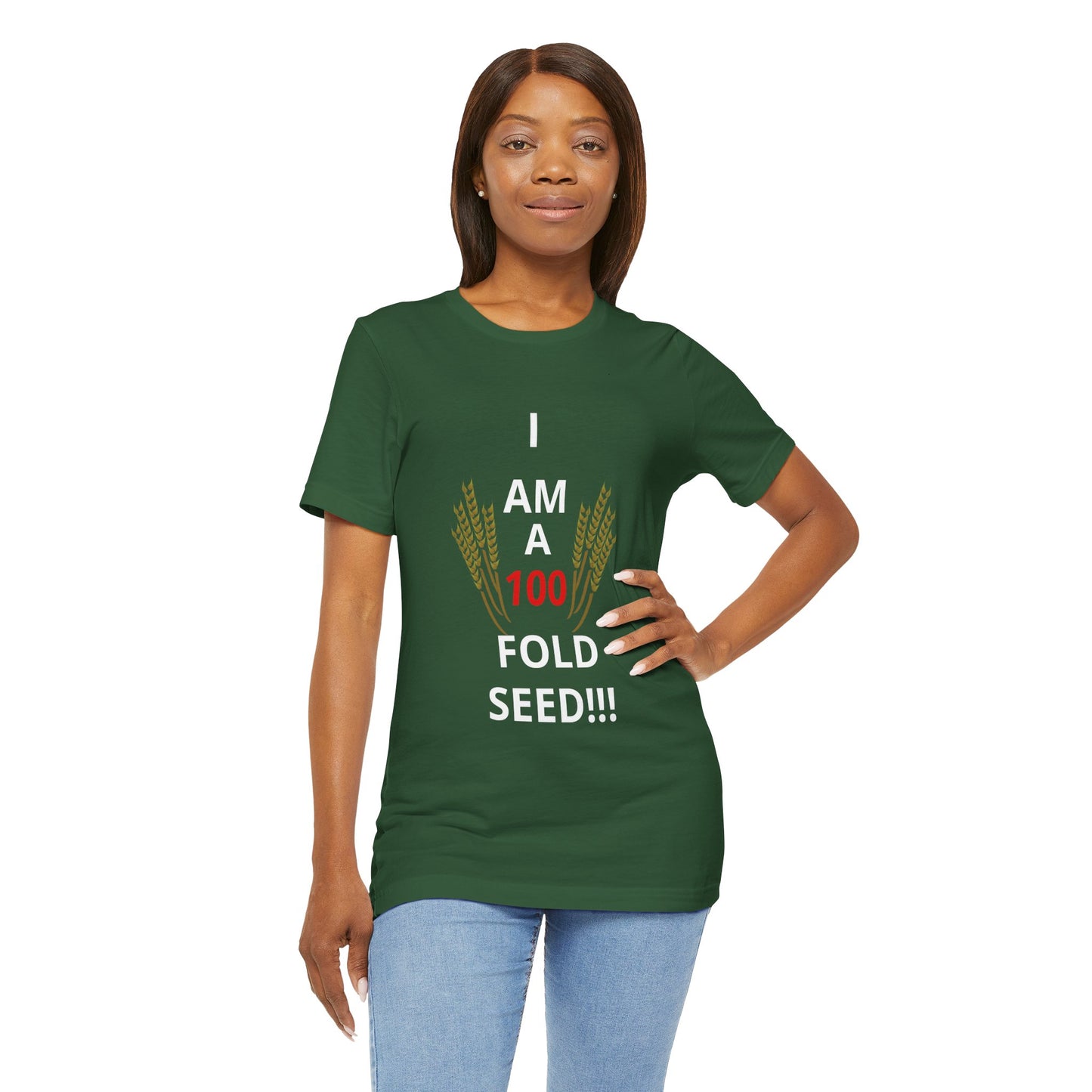 100 Fold Seed (WL)Unisex Jersey Short Sleeve T-Shirt