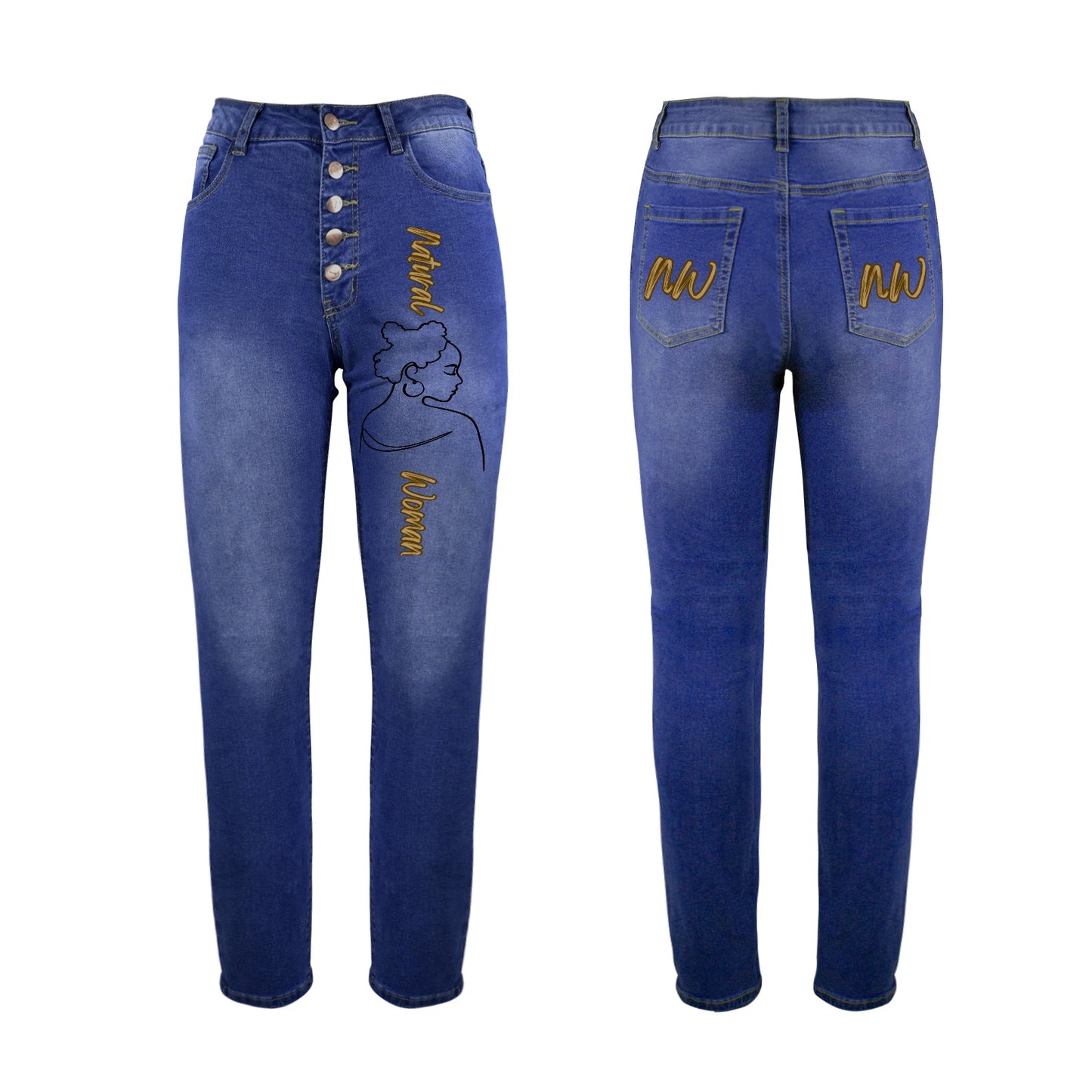 Natural Woman TWISTS (BL) Crafted Women's Denim Jeans
