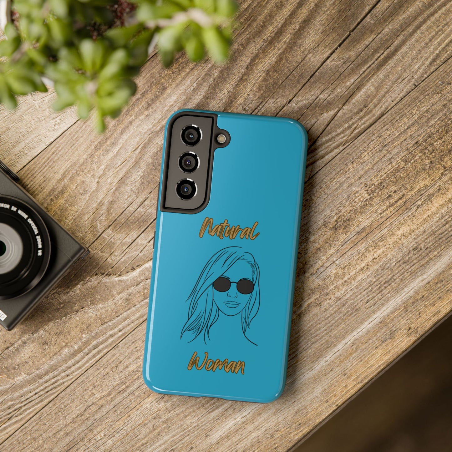 Natural Woman Shades (BL)Tough Phone Cases TURQUOISE