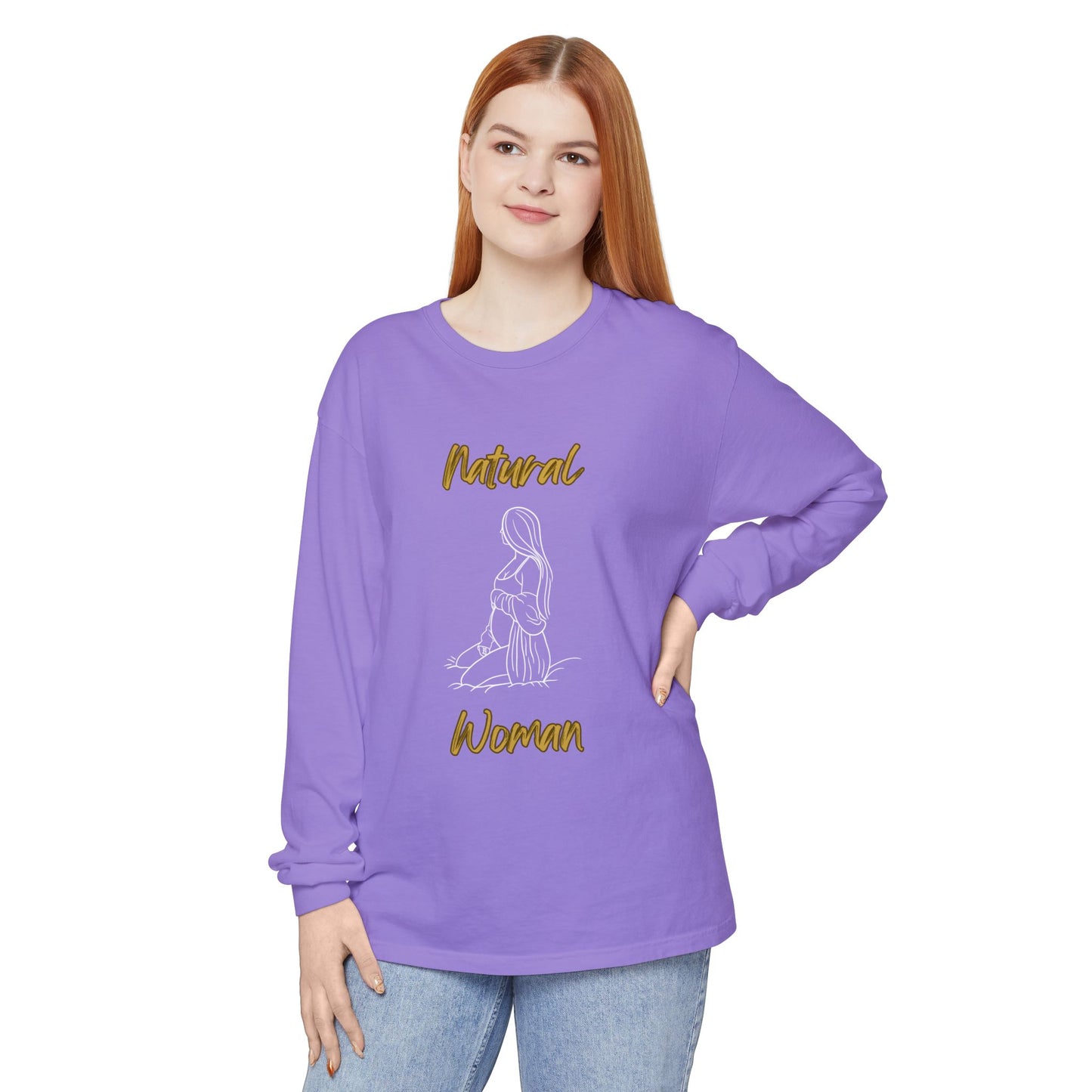 Natural Woman Expecting (WL) Long Sleeve T-Shirt