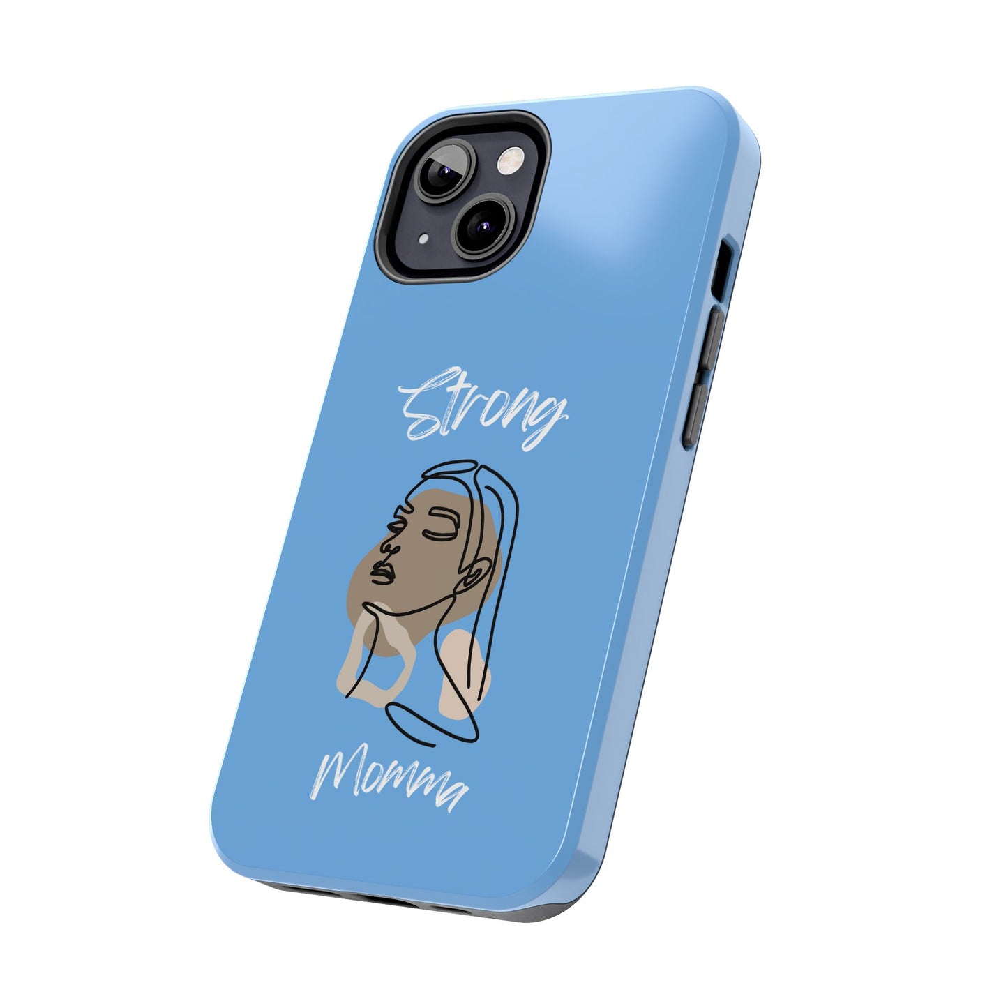 Strong Momma (WL) Tough Phone Cases LIGHT BLUE