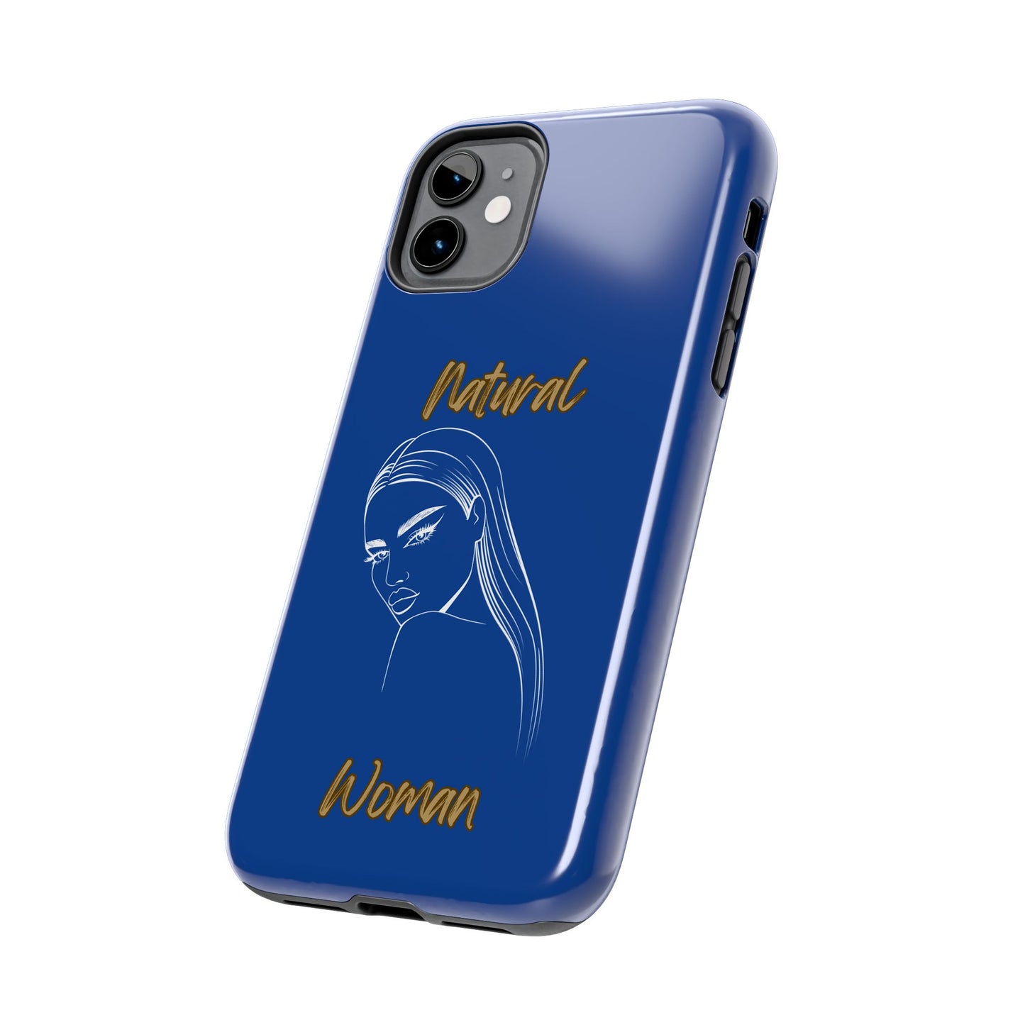 Natural Woman The Stare (WL)Tough Phone Cases DARK BLUE