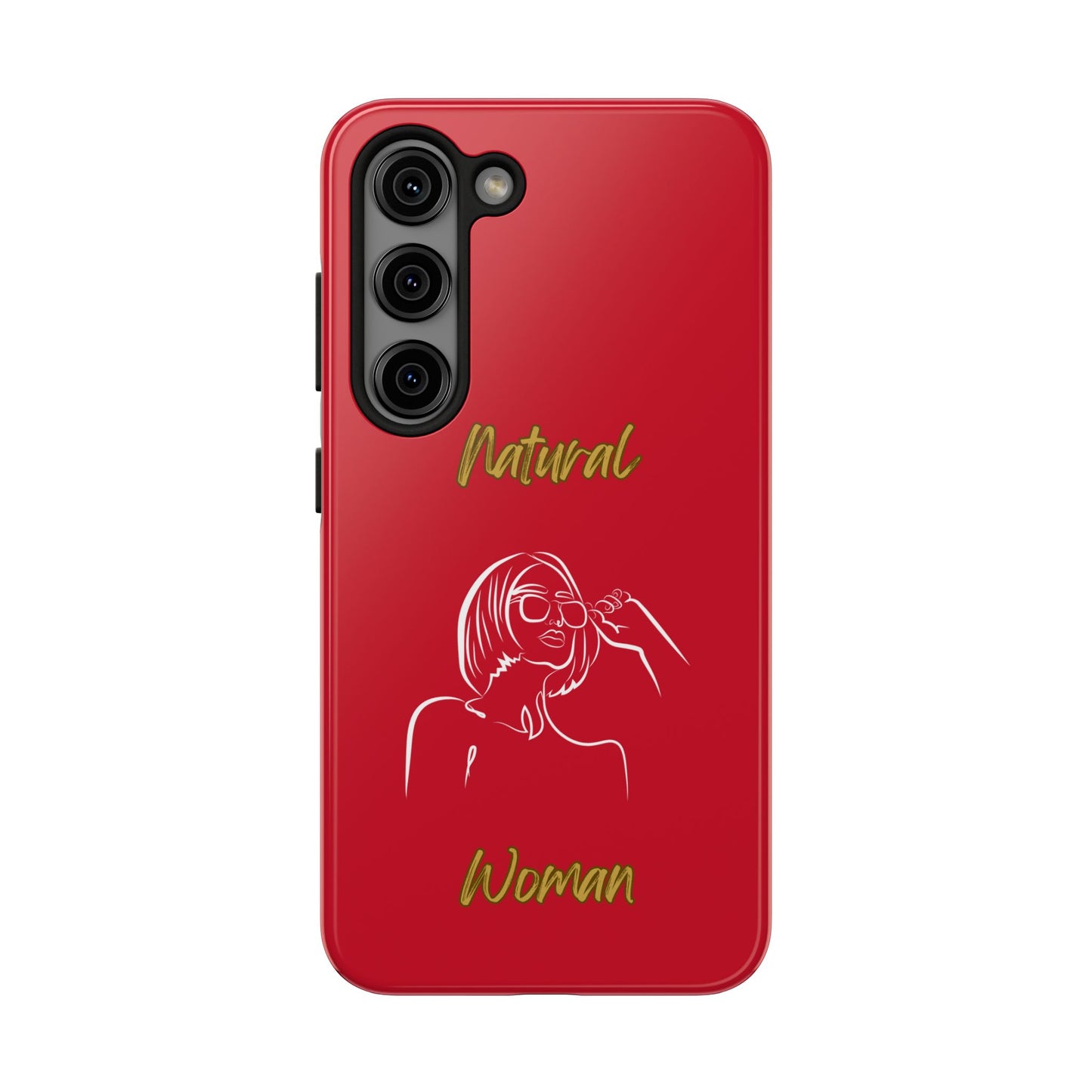 Natural Woman Bright Future (WL)Tough Phone Cases DARK RED