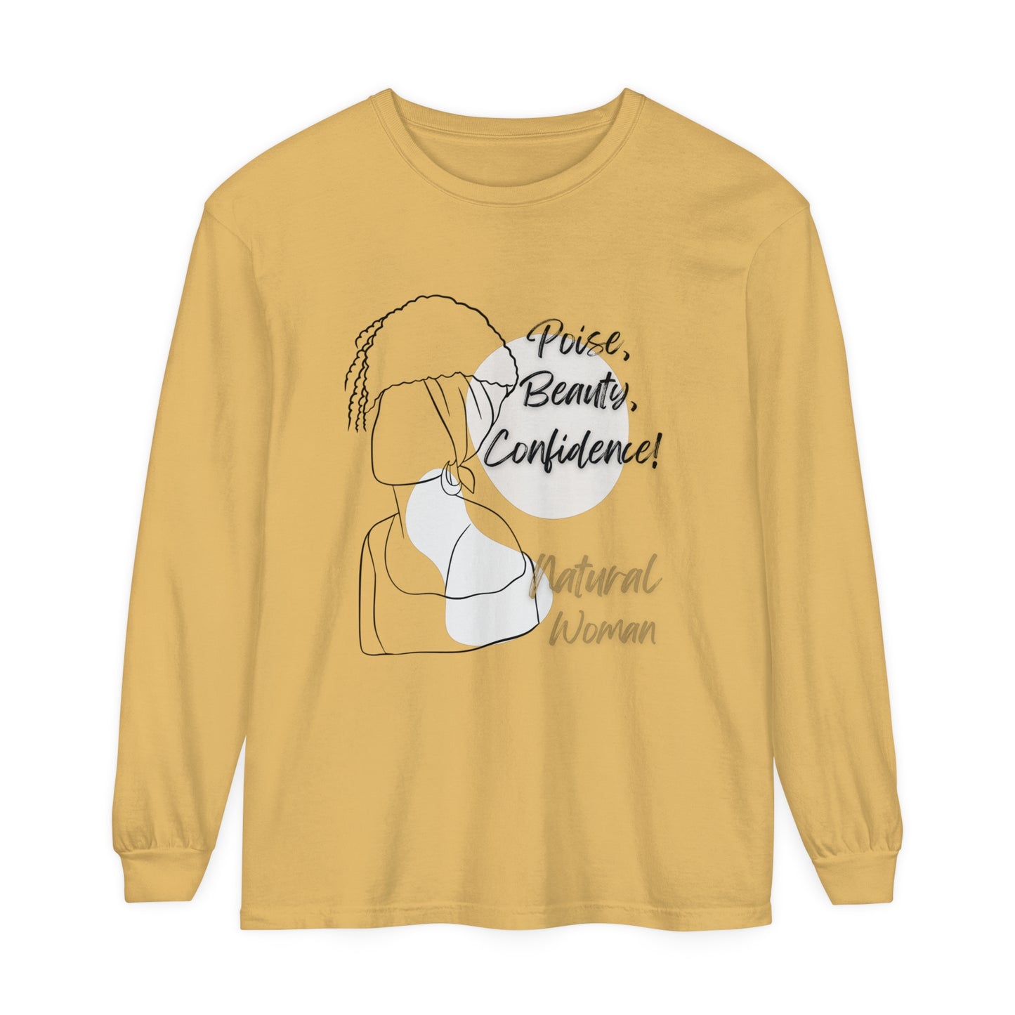 Natural Woman Puff (BL) Long Sleeve T-Shirt
